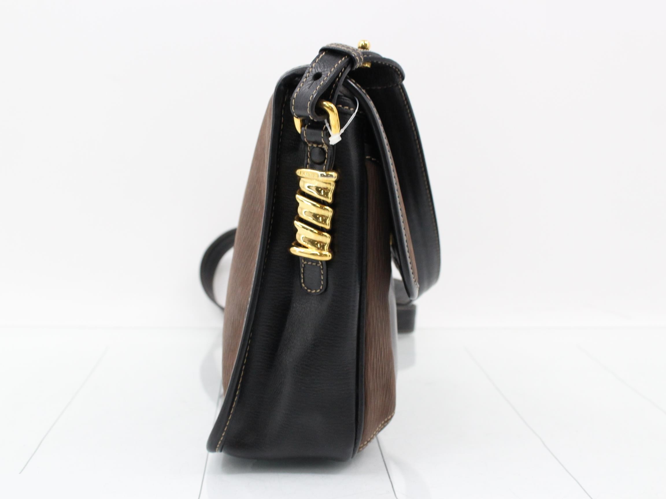 Velazquez crossbody nubuck leather brown — view 4