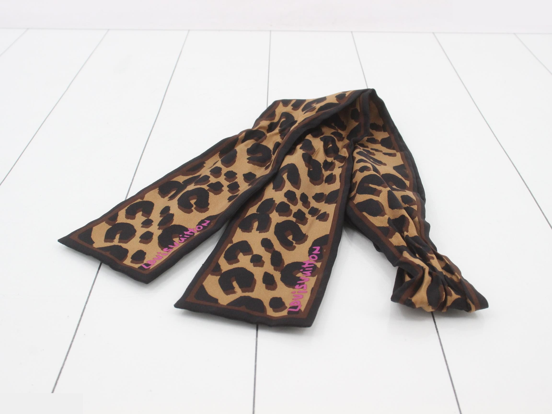 Bandeau Leopard, approximately 118 x 8 cm — view 2
