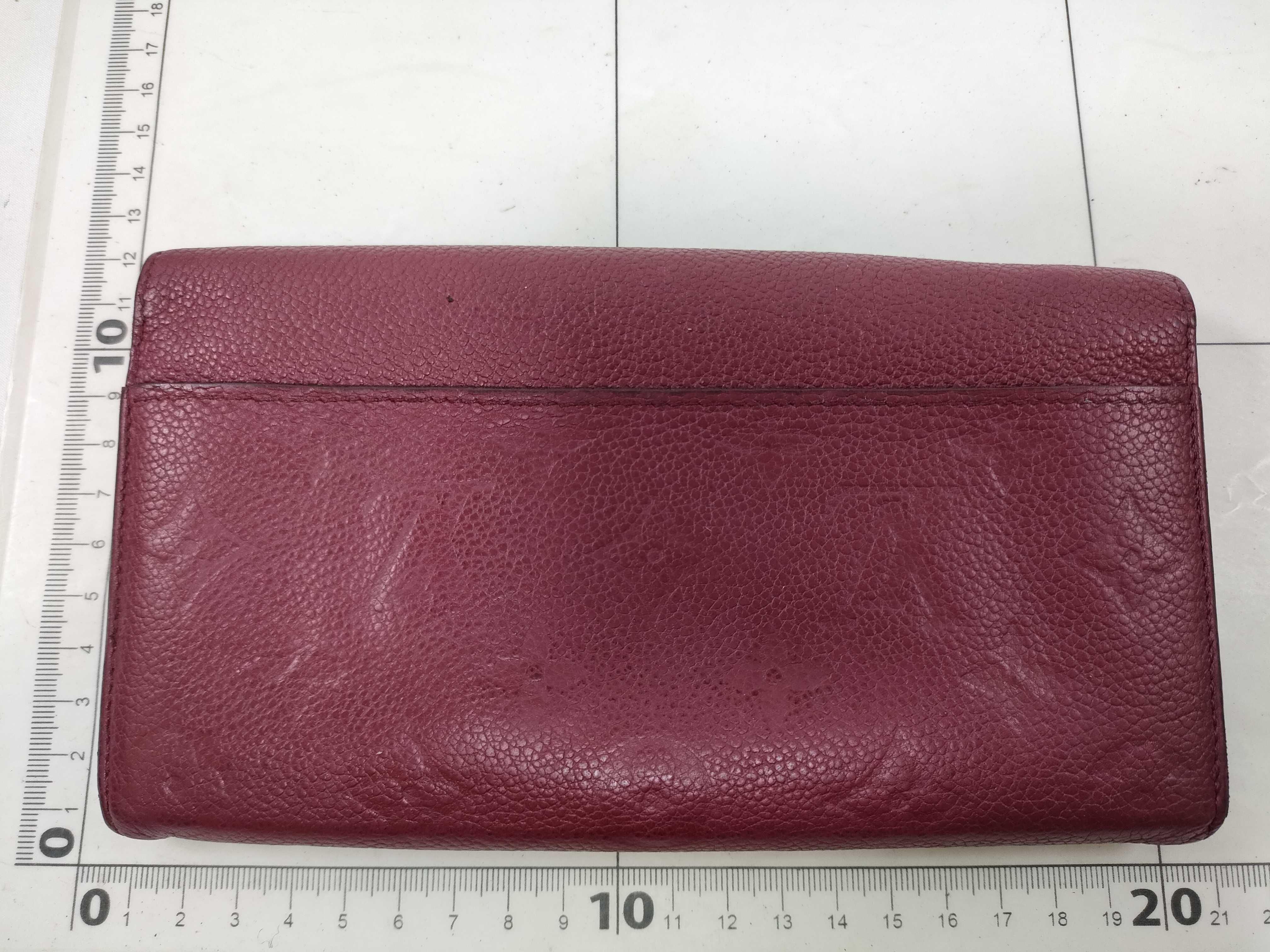 Monogram Empreinte Louis Vuitton Portefeuille Sarah Raisin M61183 Wallet — view 2