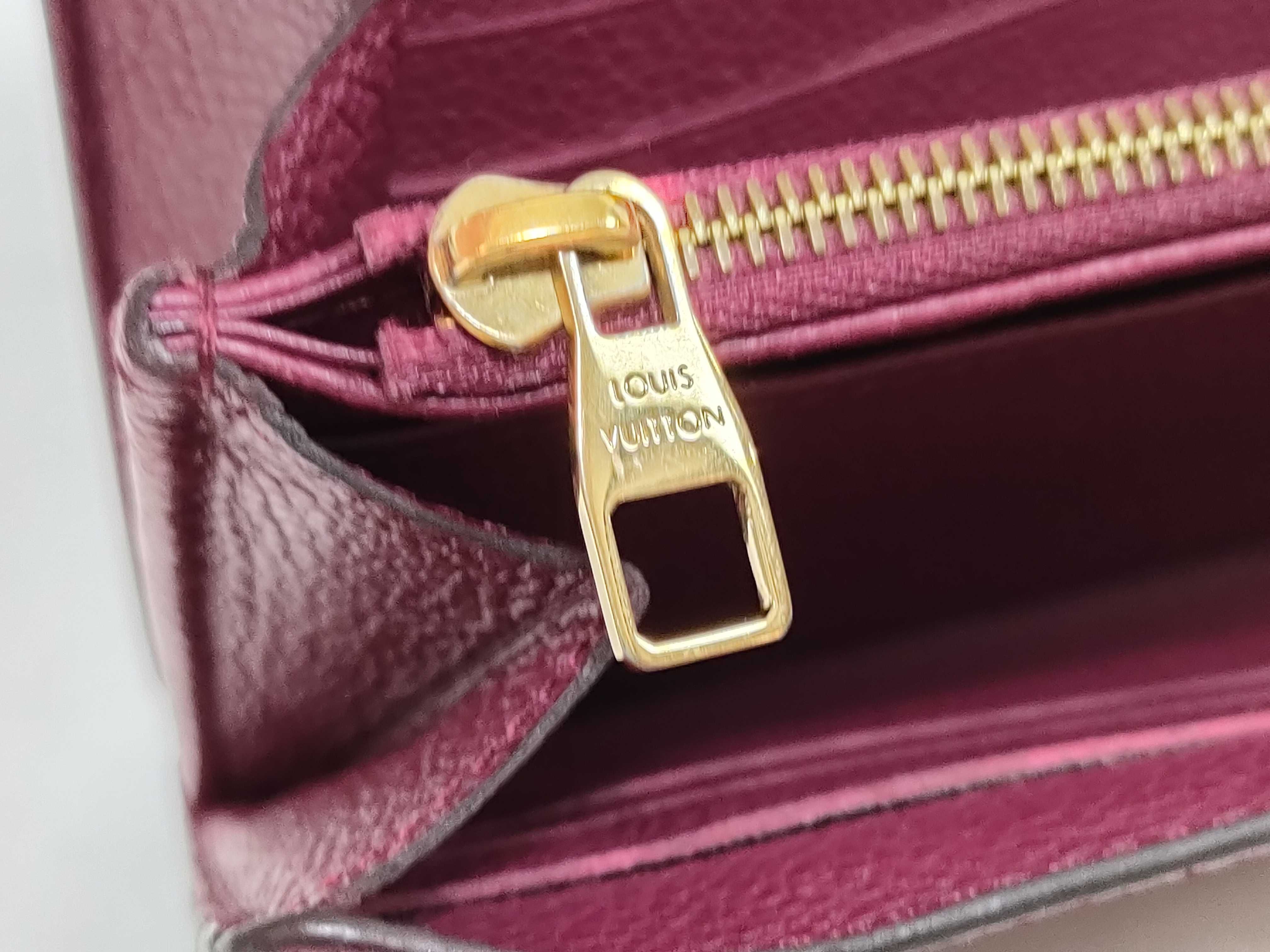 Monogram Empreinte Louis Vuitton Portefeuille Sarah Raisin M61183 Wallet — view 14