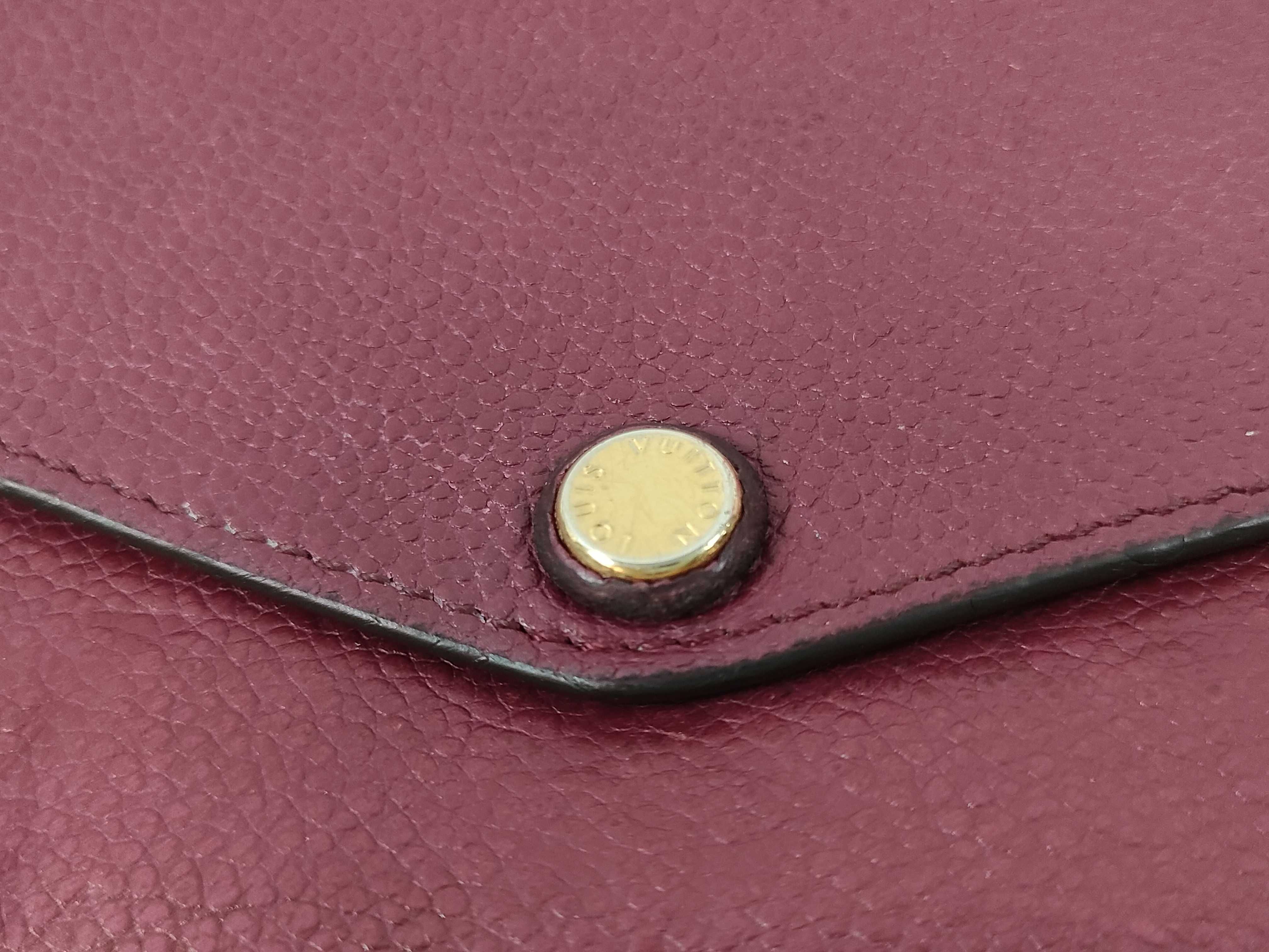 Monogram Empreinte Louis Vuitton Portefeuille Sarah Raisin M61183 Wallet — view 7