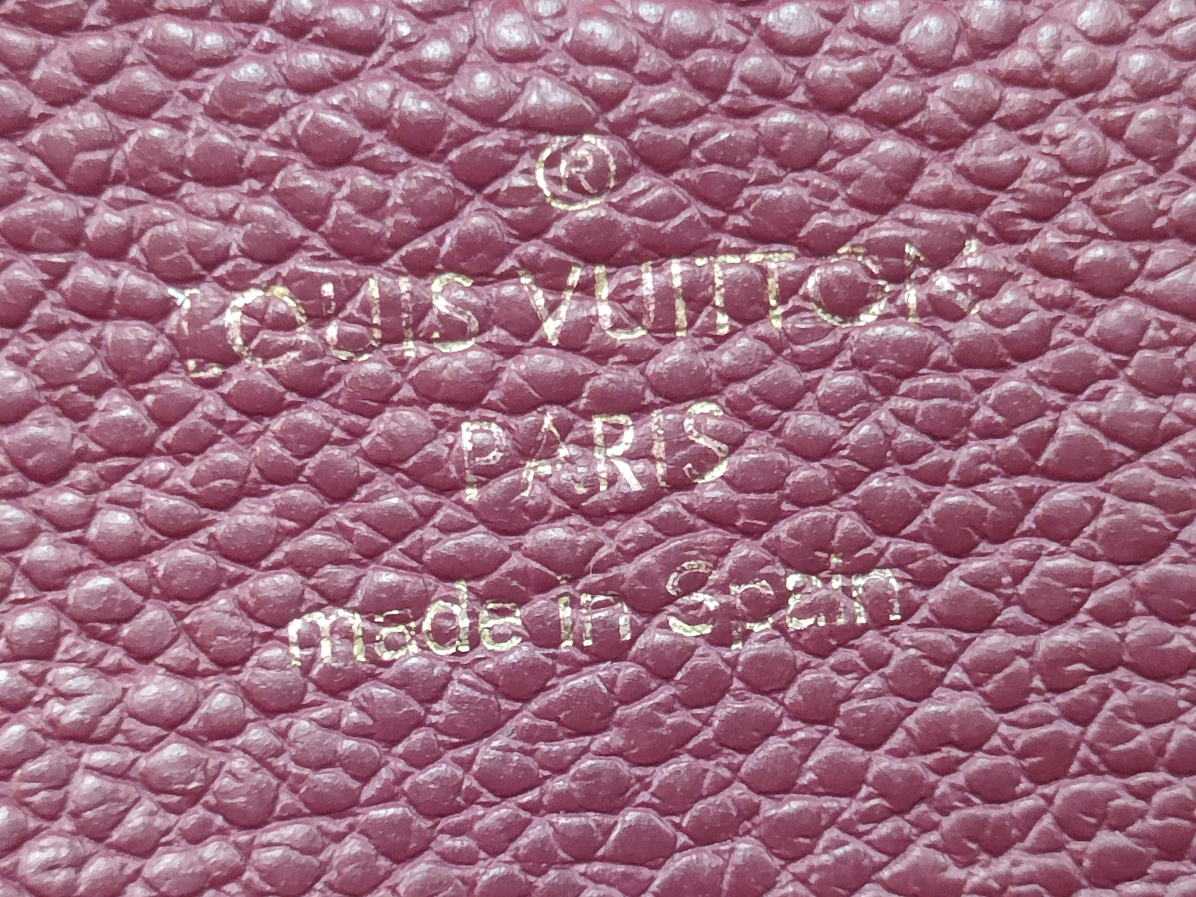 Monogram Empreinte Louis Vuitton Portefeuille Sarah Raisin M61183 Wallet — view 10