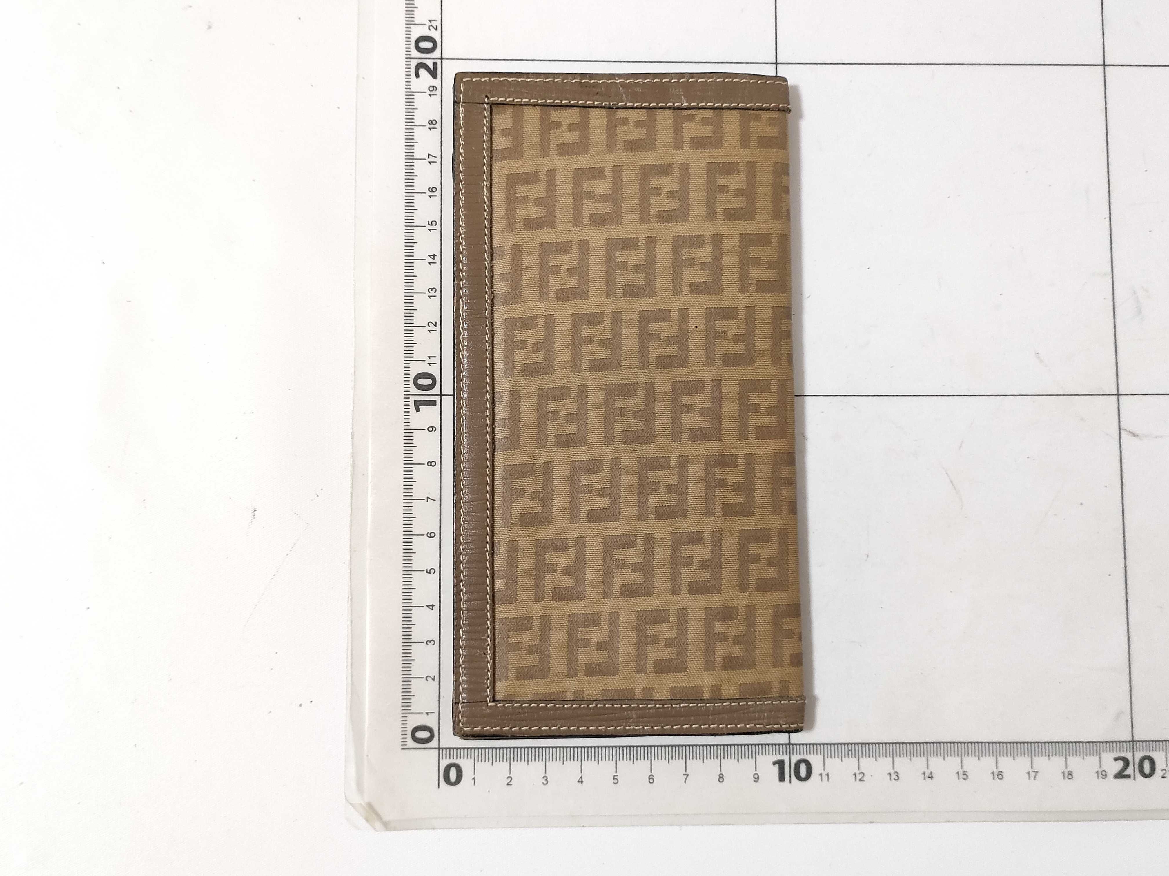 Zucca pattern Fendi FF Zucca long wallet billfold — view 2