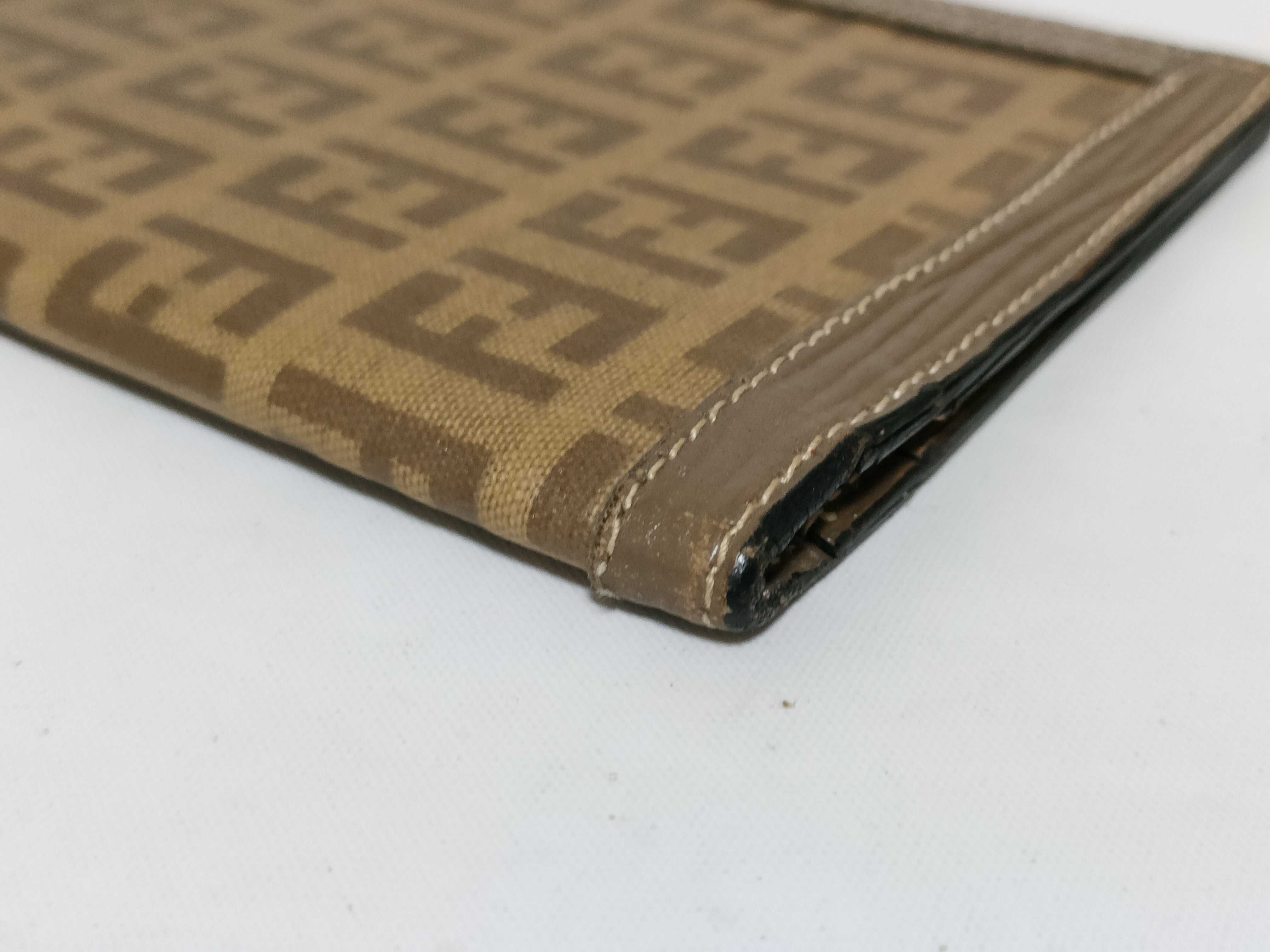 Zucca pattern Fendi FF Zucca long wallet billfold — view 4