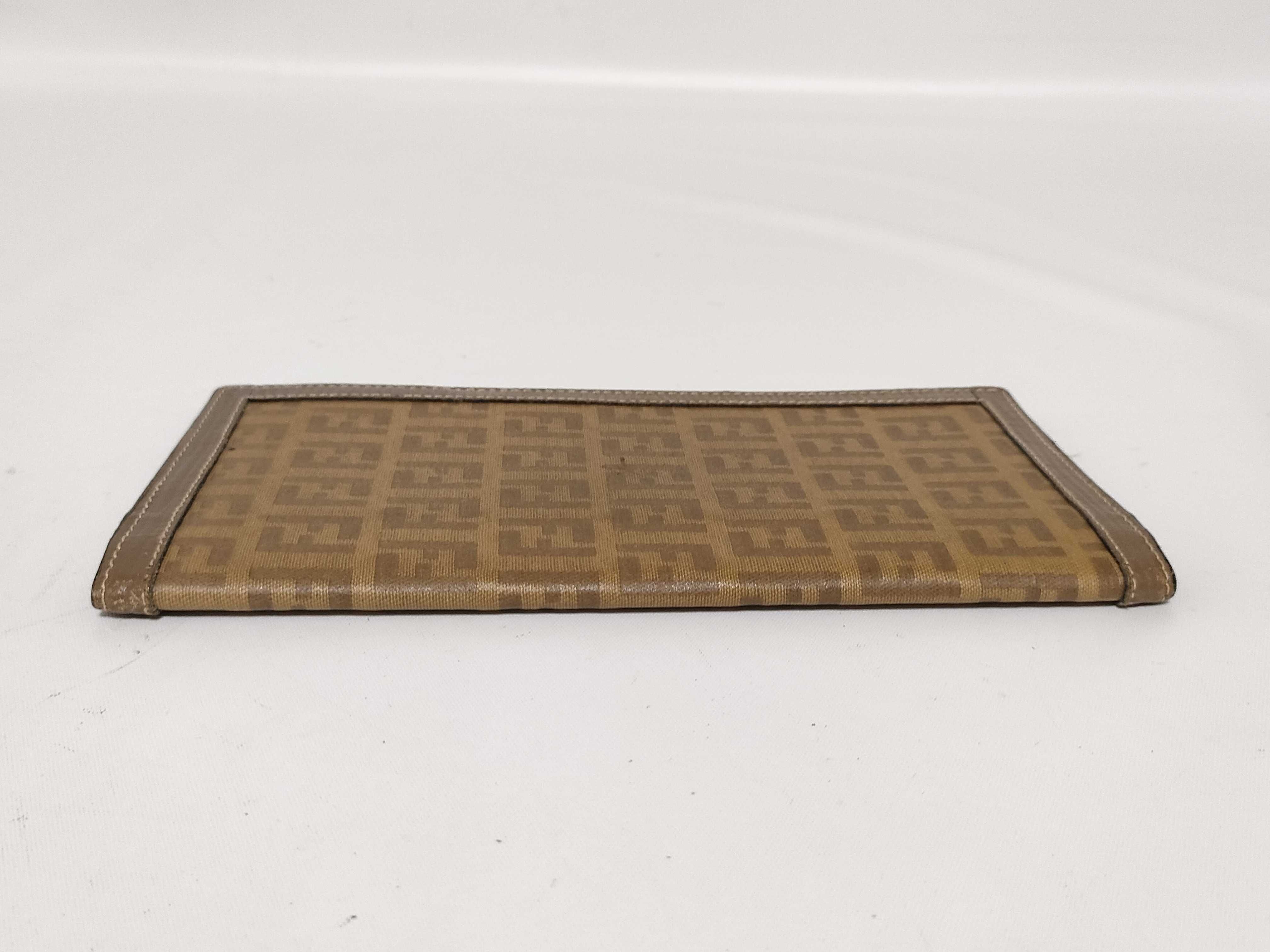 Zucca pattern Fendi FF Zucca long wallet billfold — view 5