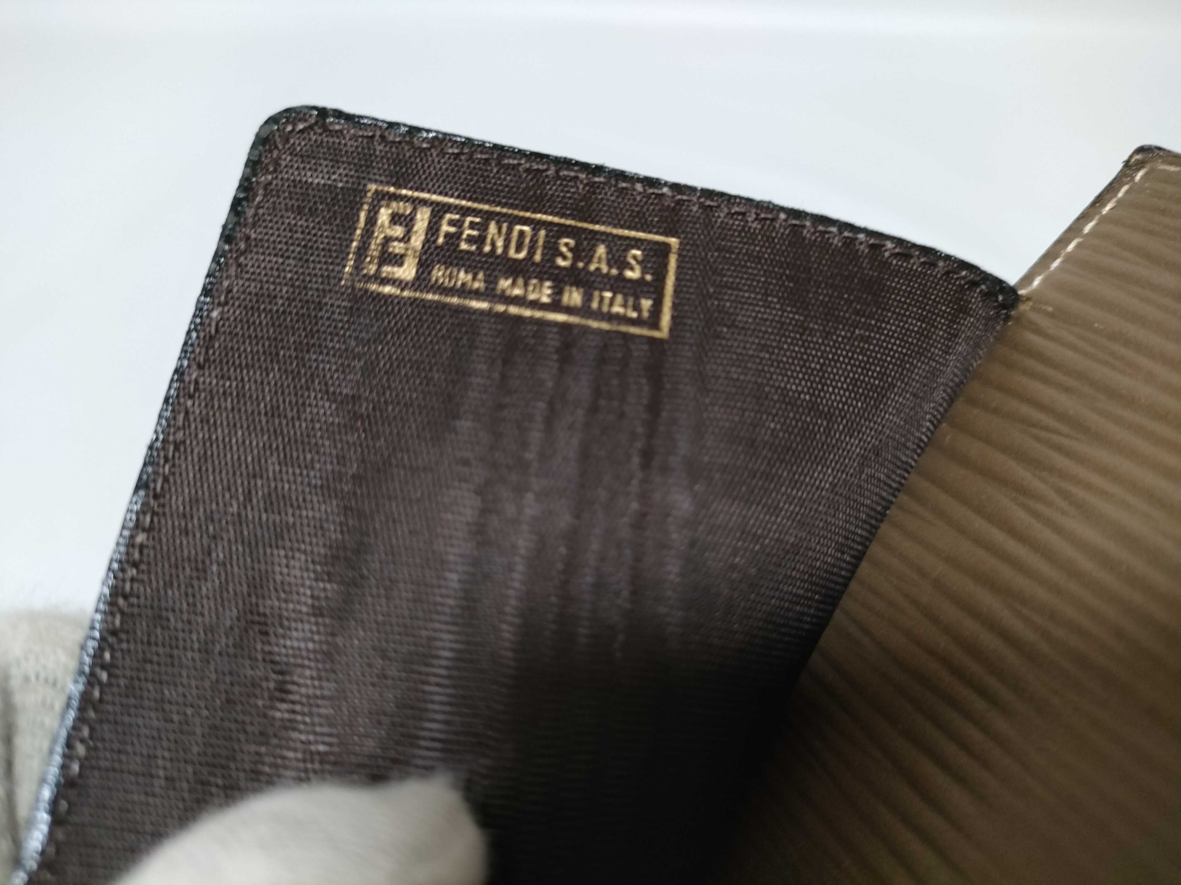 Zucca pattern Fendi FF Zucca long wallet billfold — view 10
