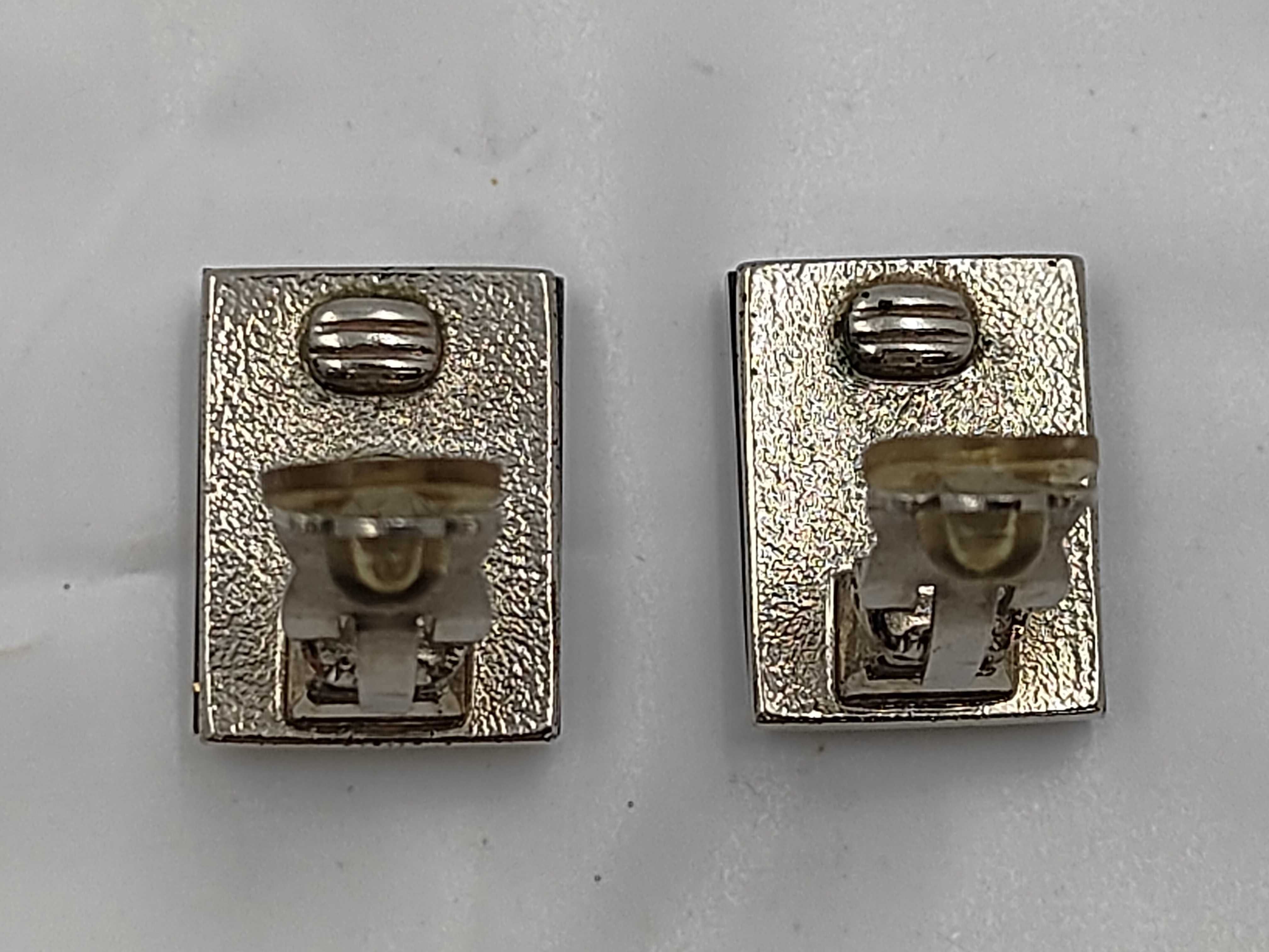 Coco Mark Plate Square Earrings 03C Earrings — view 2