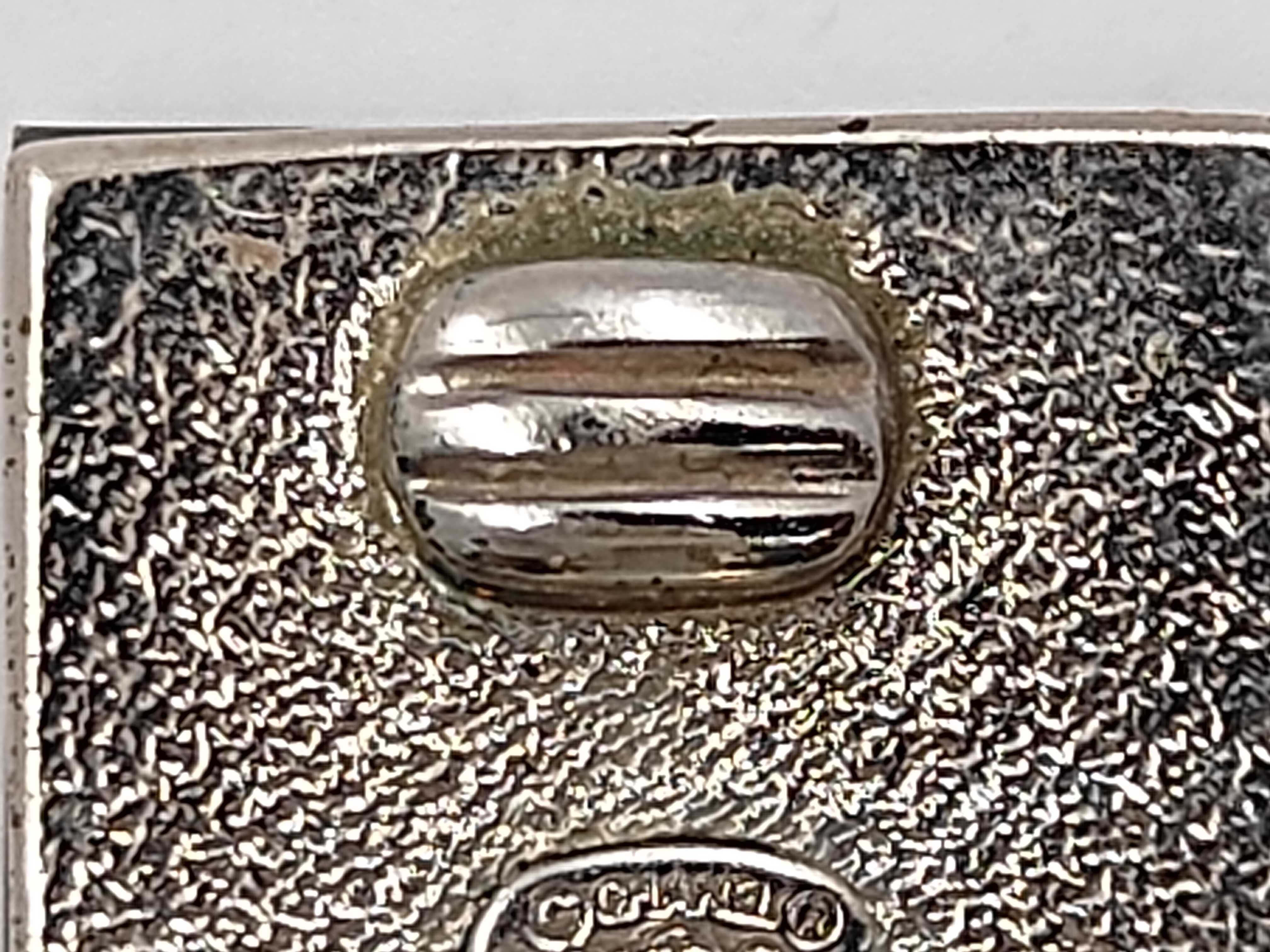 Coco Mark Plate Square Earrings 03C Earrings — view 7