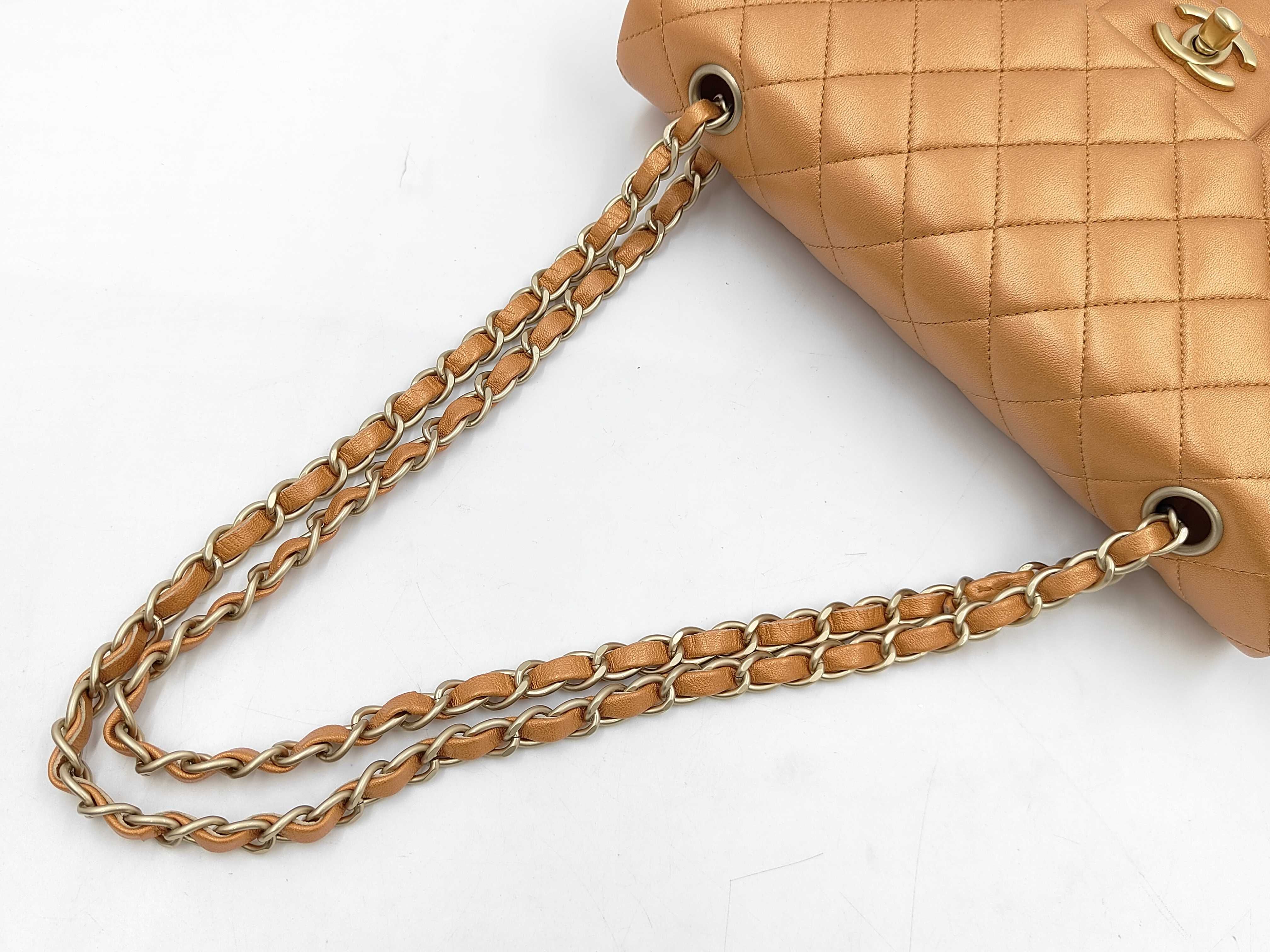 Matelassé 25 Lambskin Bag, Rose Gold Hardware, Double Flap, Serial Number 16 Series — view 5