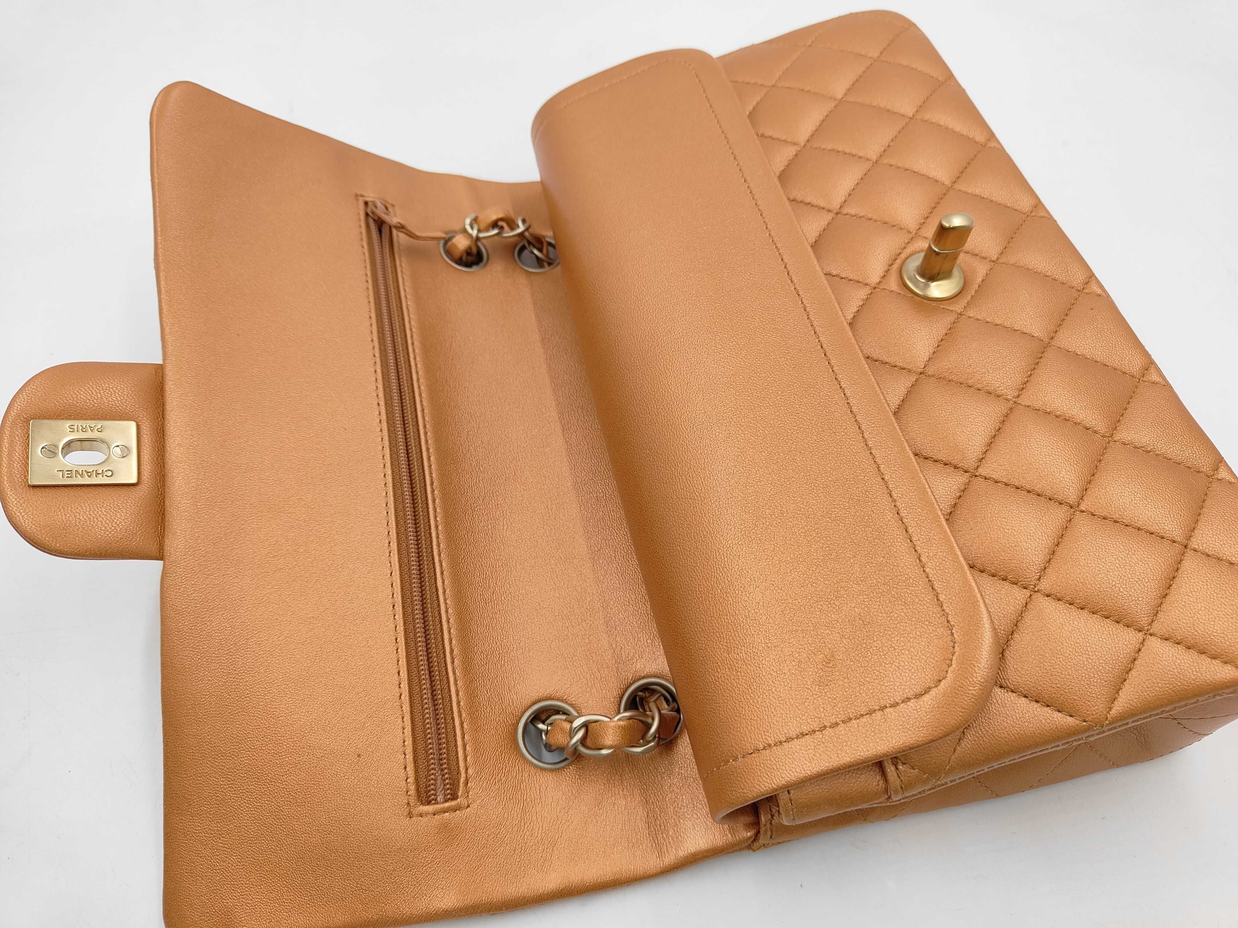Matelassé 25 Lambskin Bag, Rose Gold Hardware, Double Flap, Serial Number 16 Series — view 7