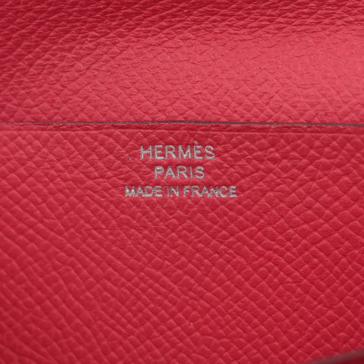Bearn Soufflé Veau Epsom Long Wallet Rose Extreme Silver Hardware D:2019 — view 9
