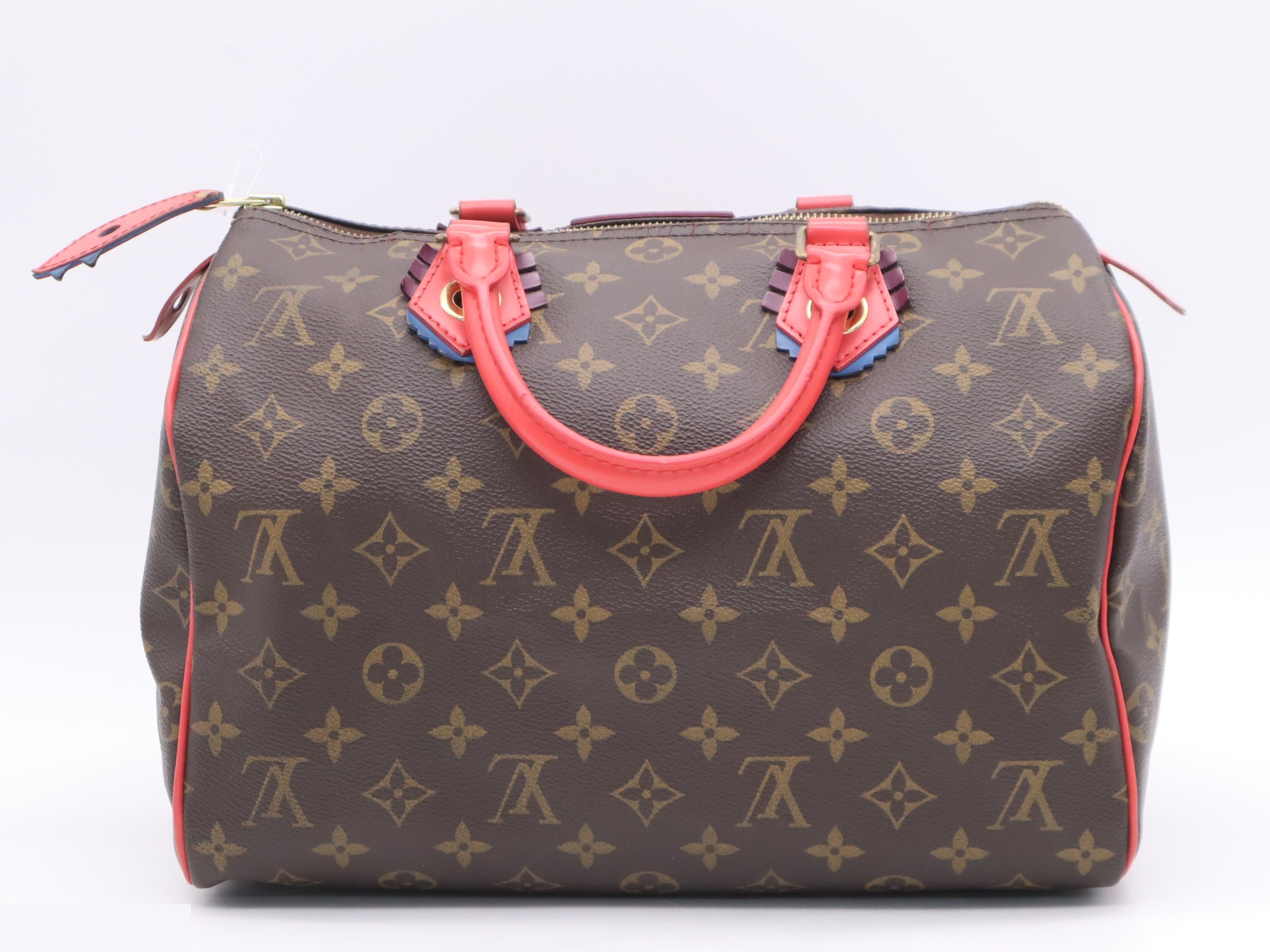 Monogram Speedy 30 Totem Flamingo - Includes padlock, 2 keys, and clochette. — view 2