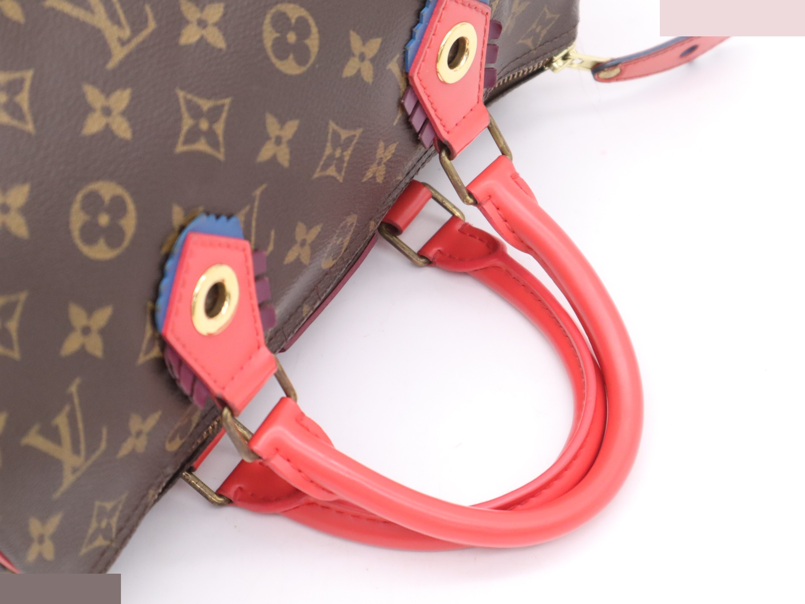 Monogram Speedy 30 Totem Flamingo - Includes padlock, 2 keys, and clochette. — view 6