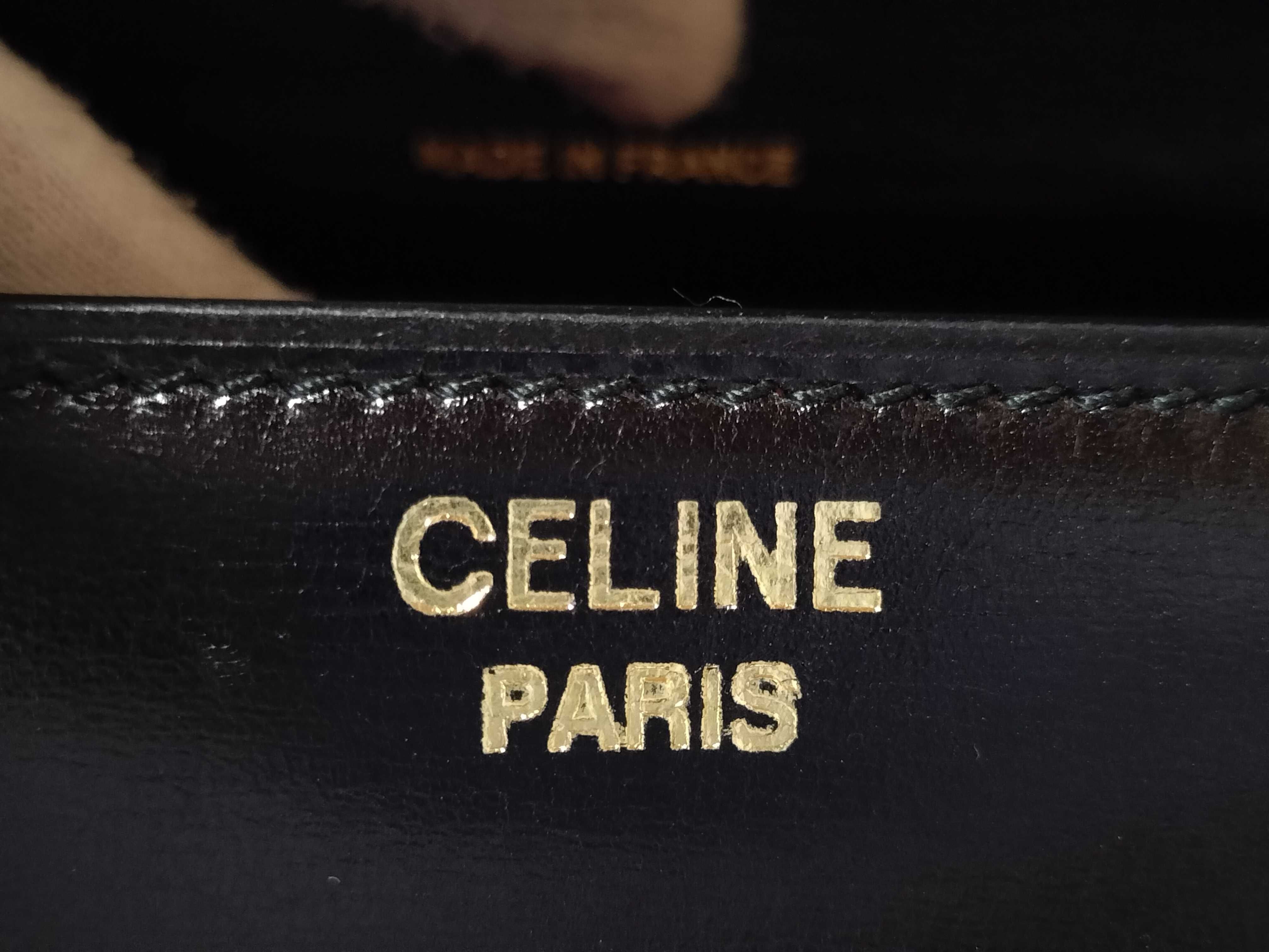 Vintage Gancini Hardware Calfskin Black Handbag — view 9