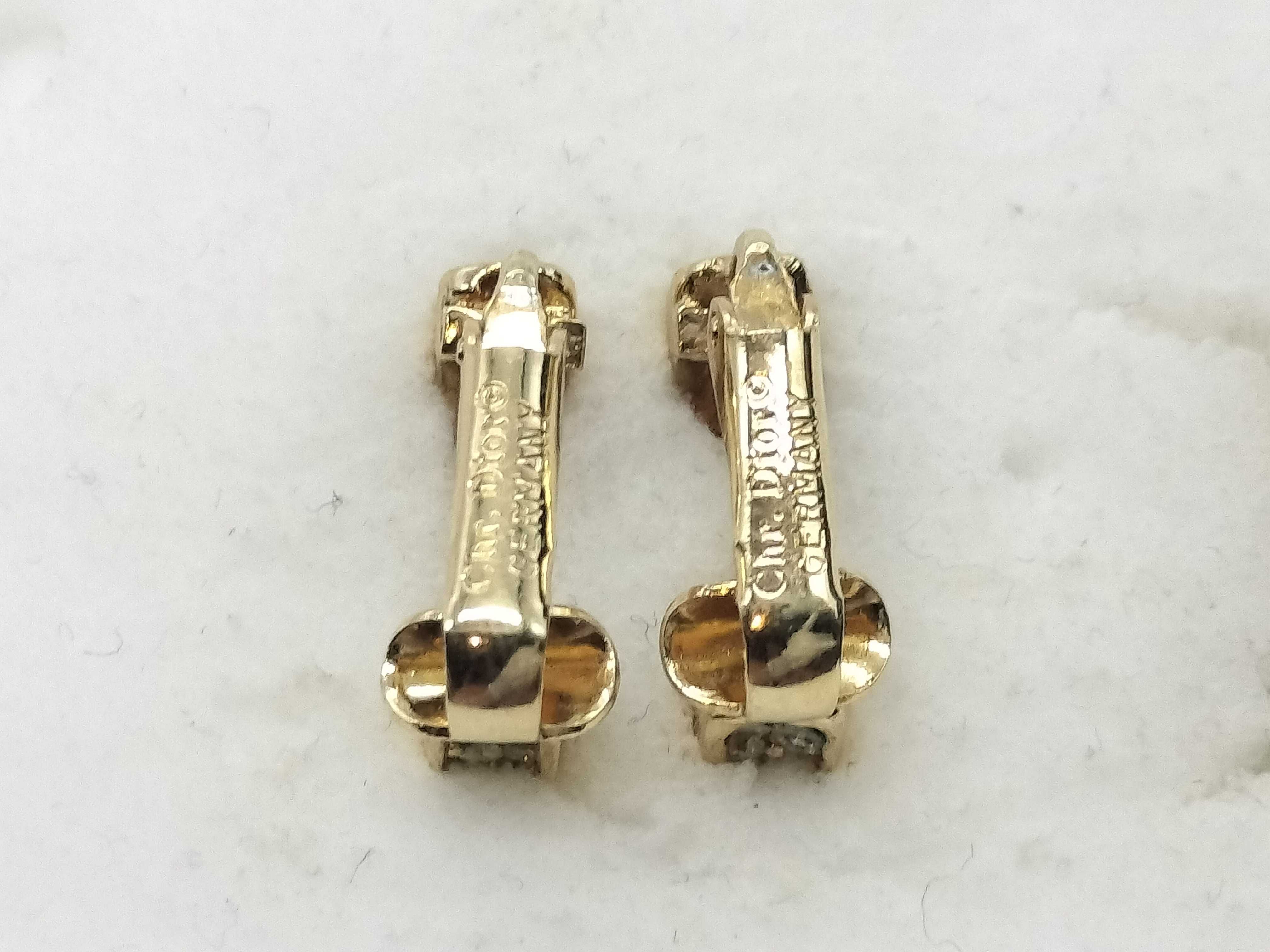 Rhinestone Earrings — view 3