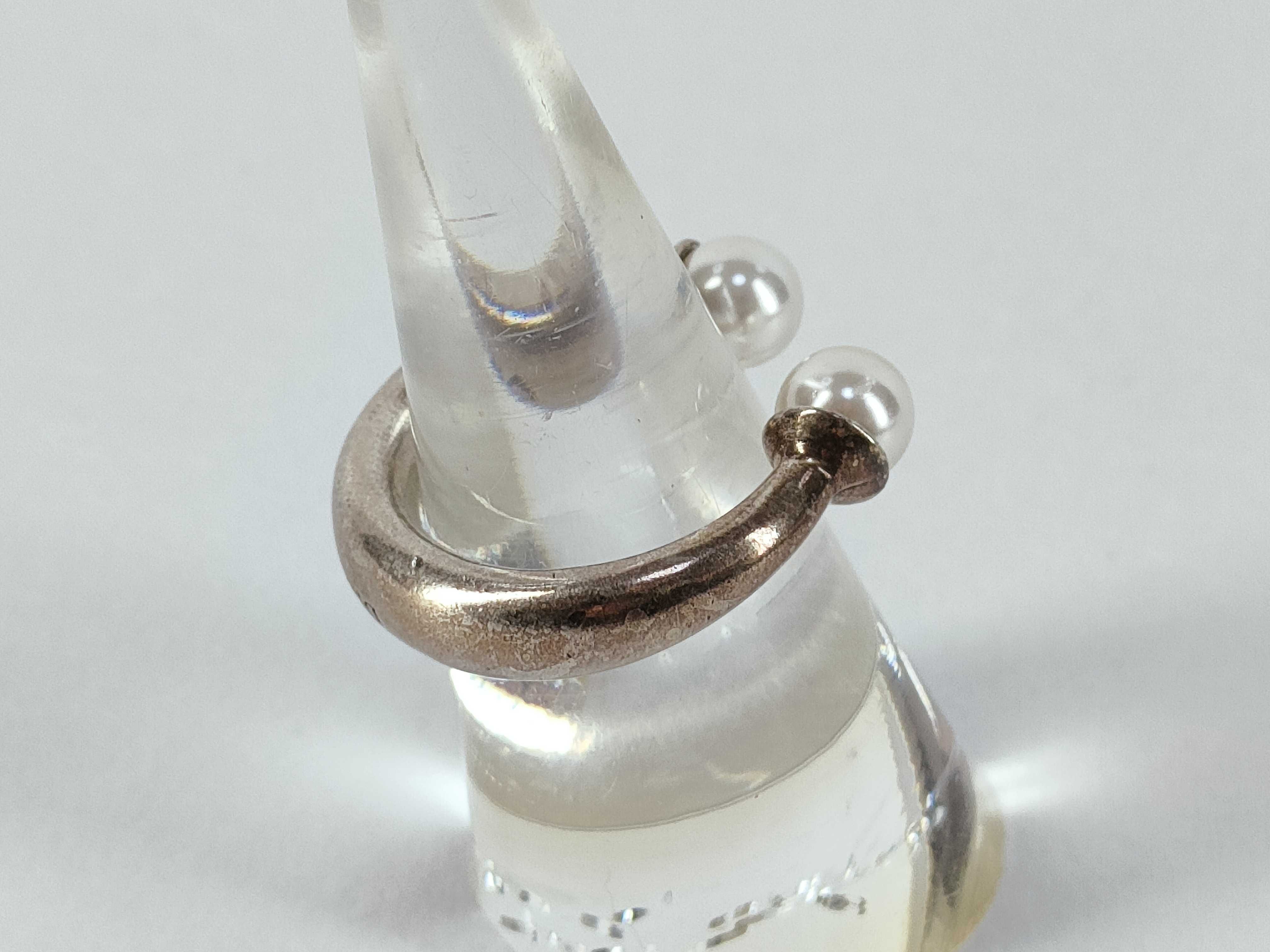 Tribal Pearl Ring, Size M — view 3