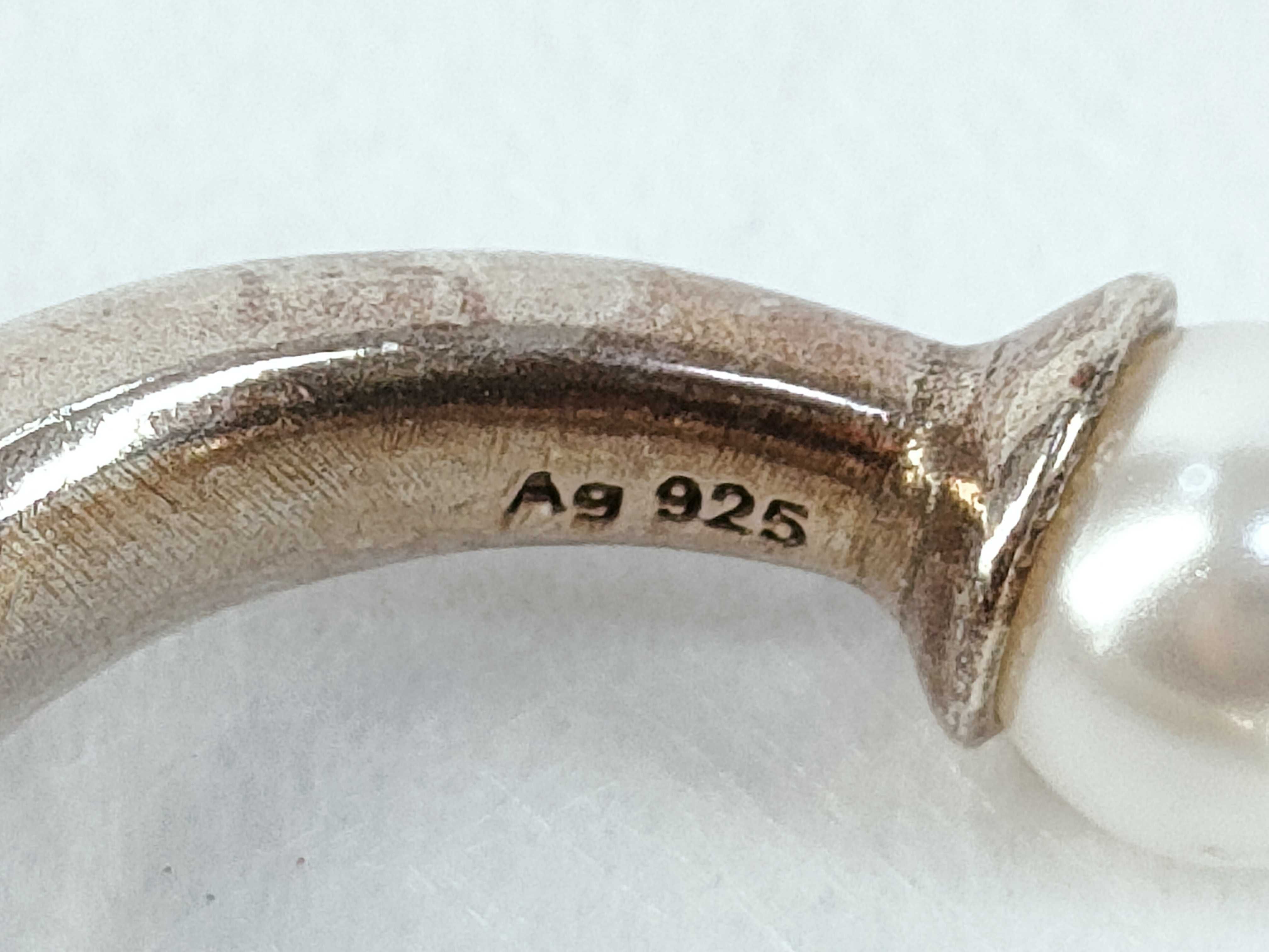 Tribal Pearl Ring, Size M — view 6