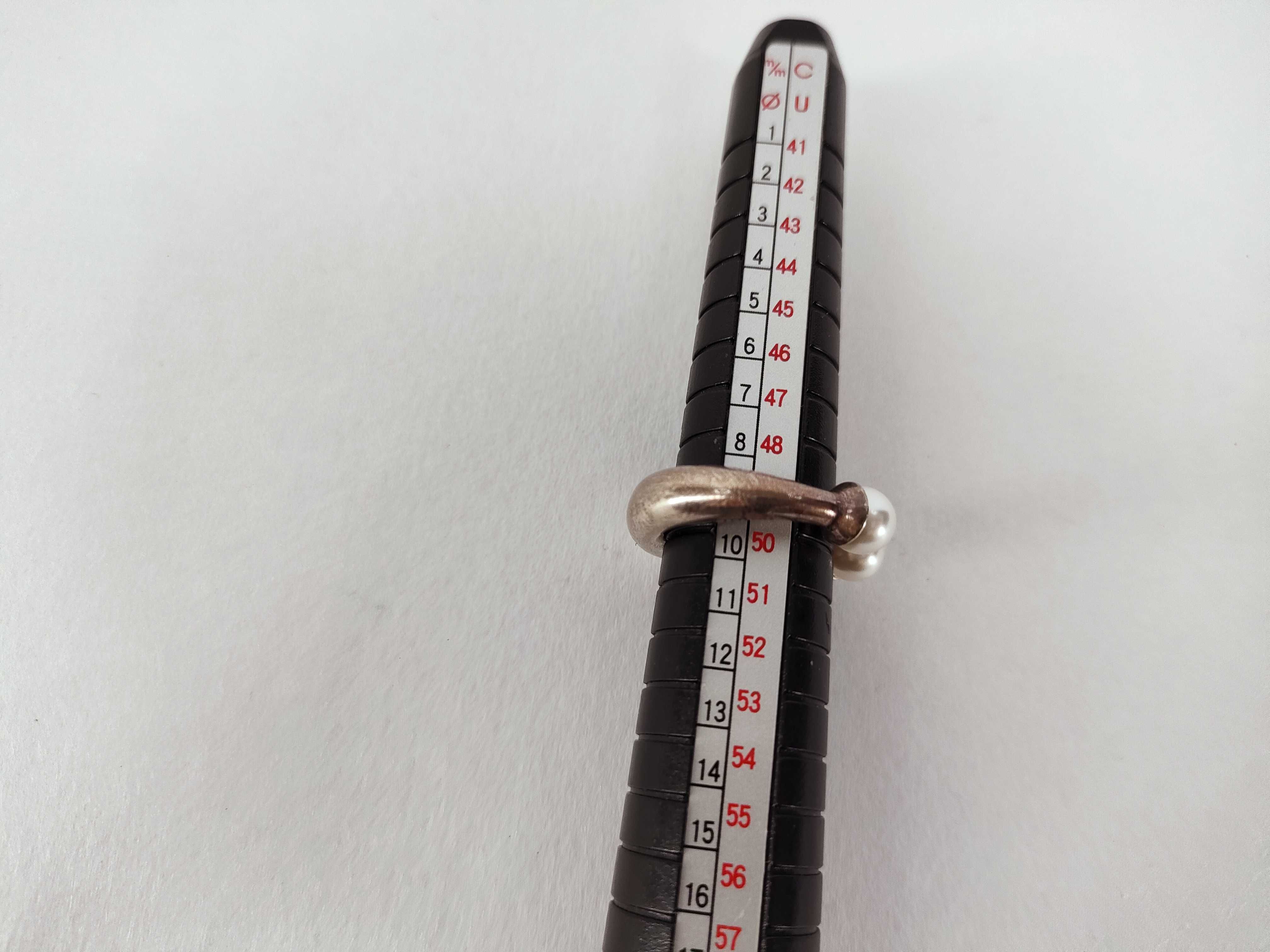 Tribal Pearl Ring, Size M — view 10