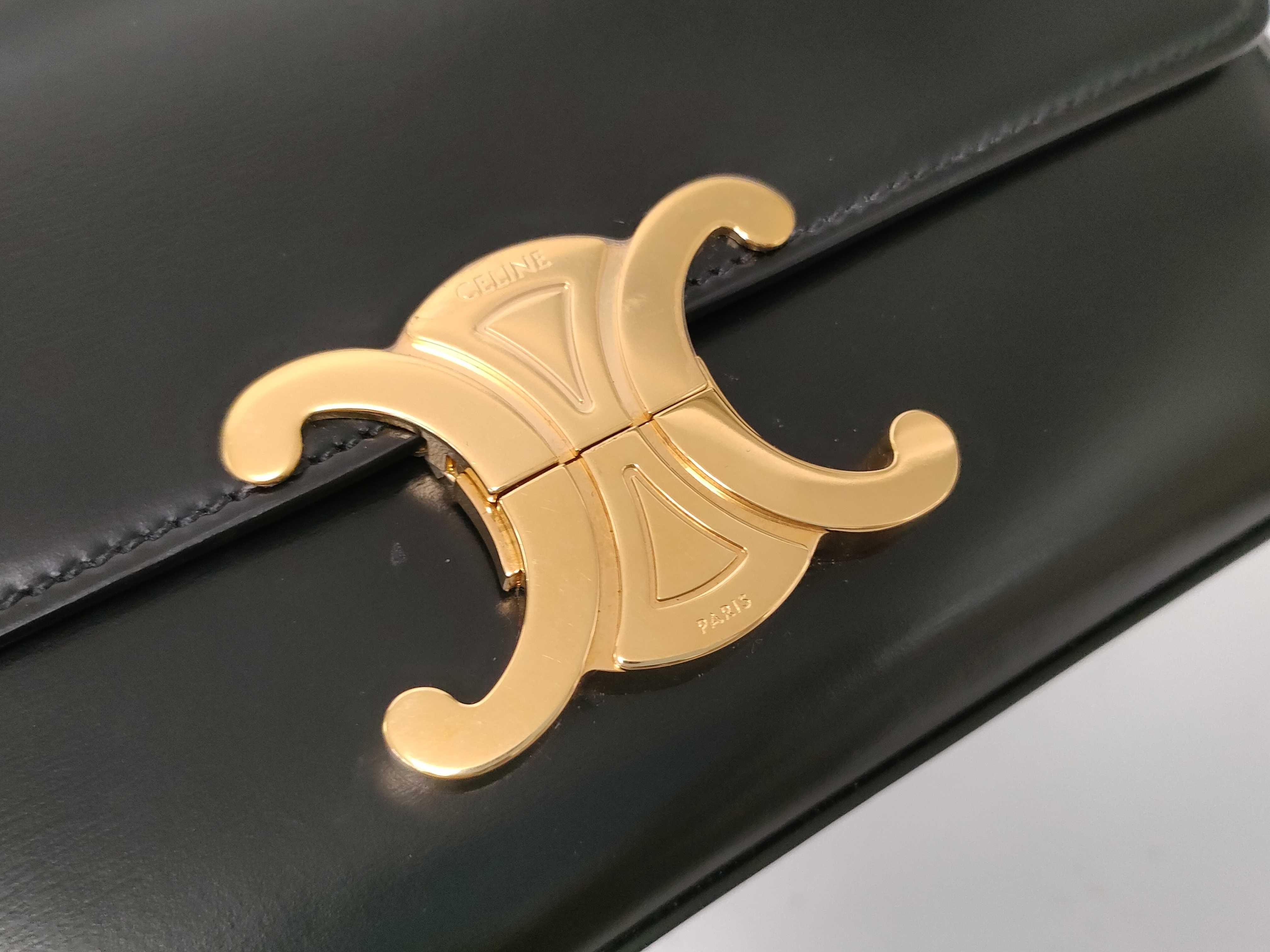 Triomphe Chain Shoulder Bag — view 8
