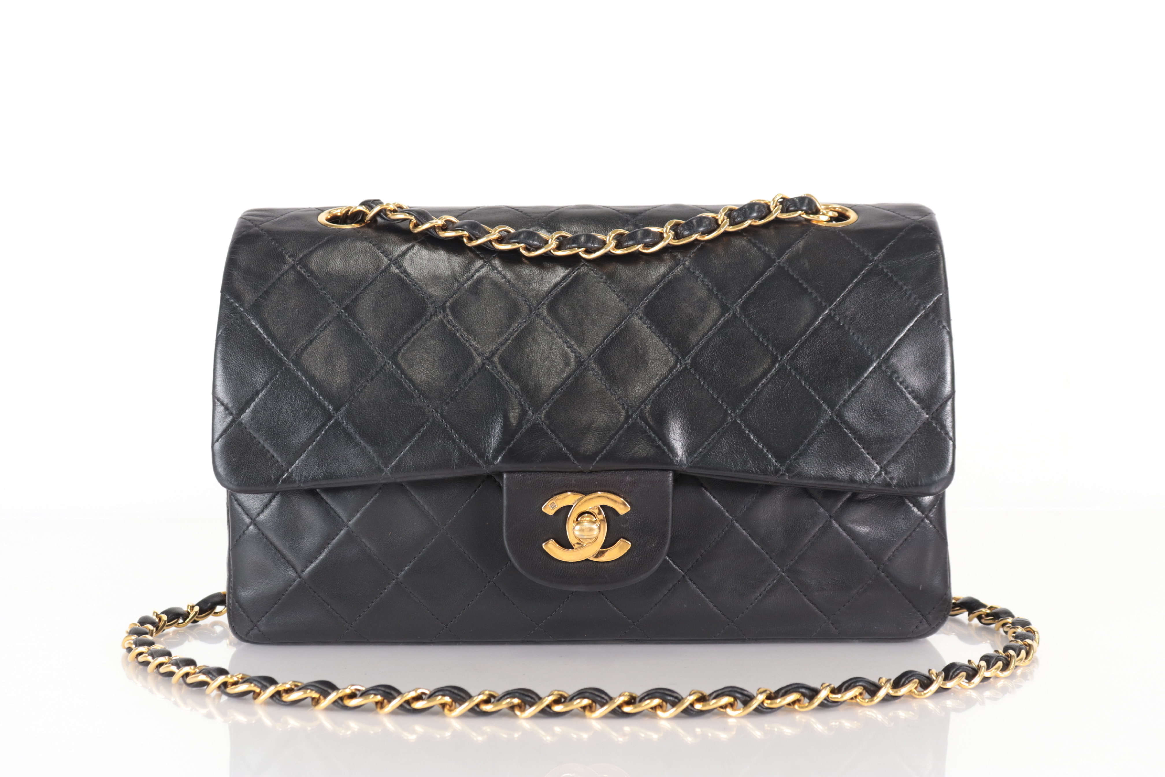 W-Flap 25 Lambskin Chain Shoulder Bag (Serial Number 2)