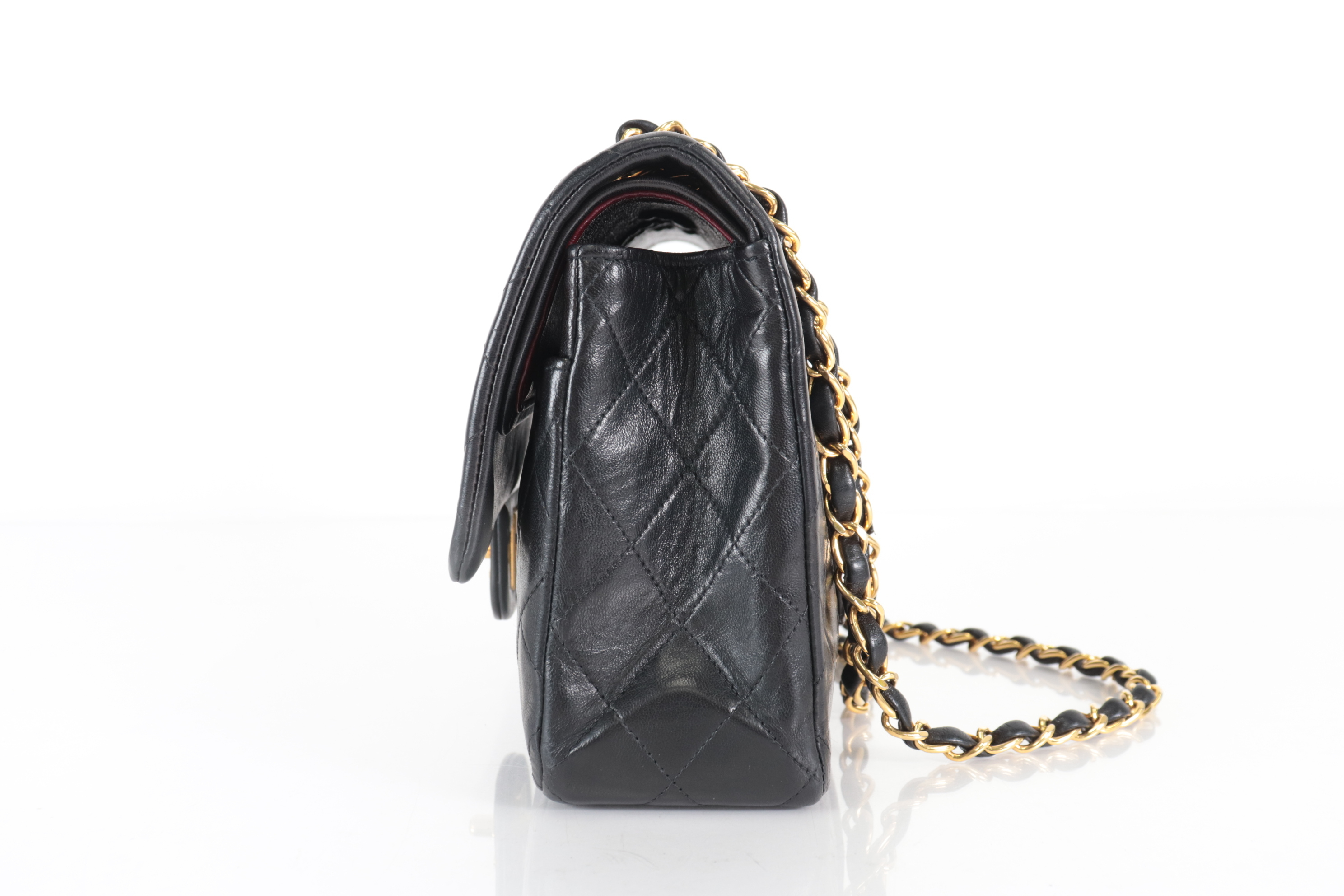 W-Flap 25 Lambskin Chain Shoulder Bag (Serial Number 2) — view 4