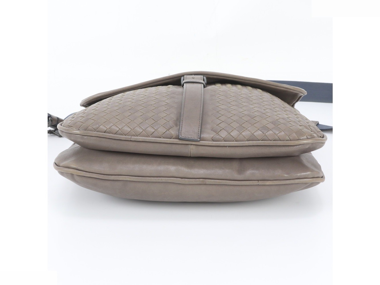 Intrecciato woven leather shoulder bag — view 6