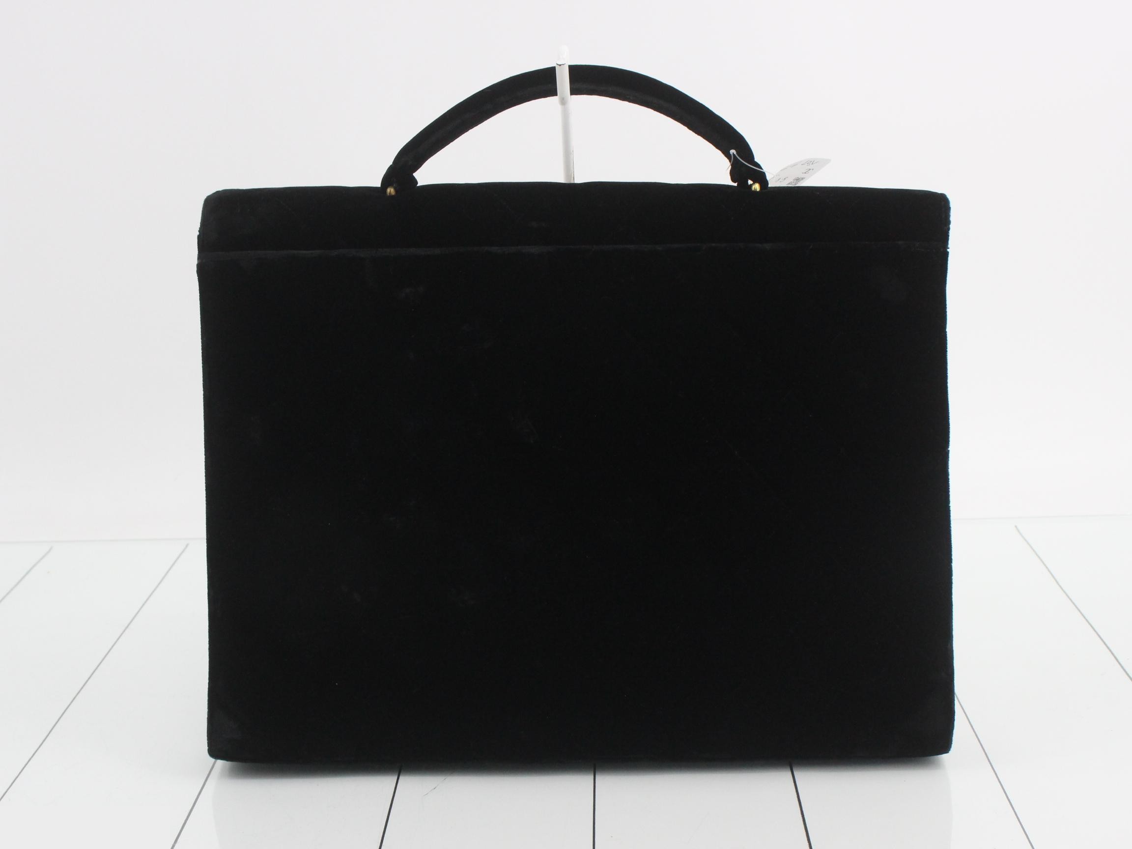 Velour briefcase — view 2