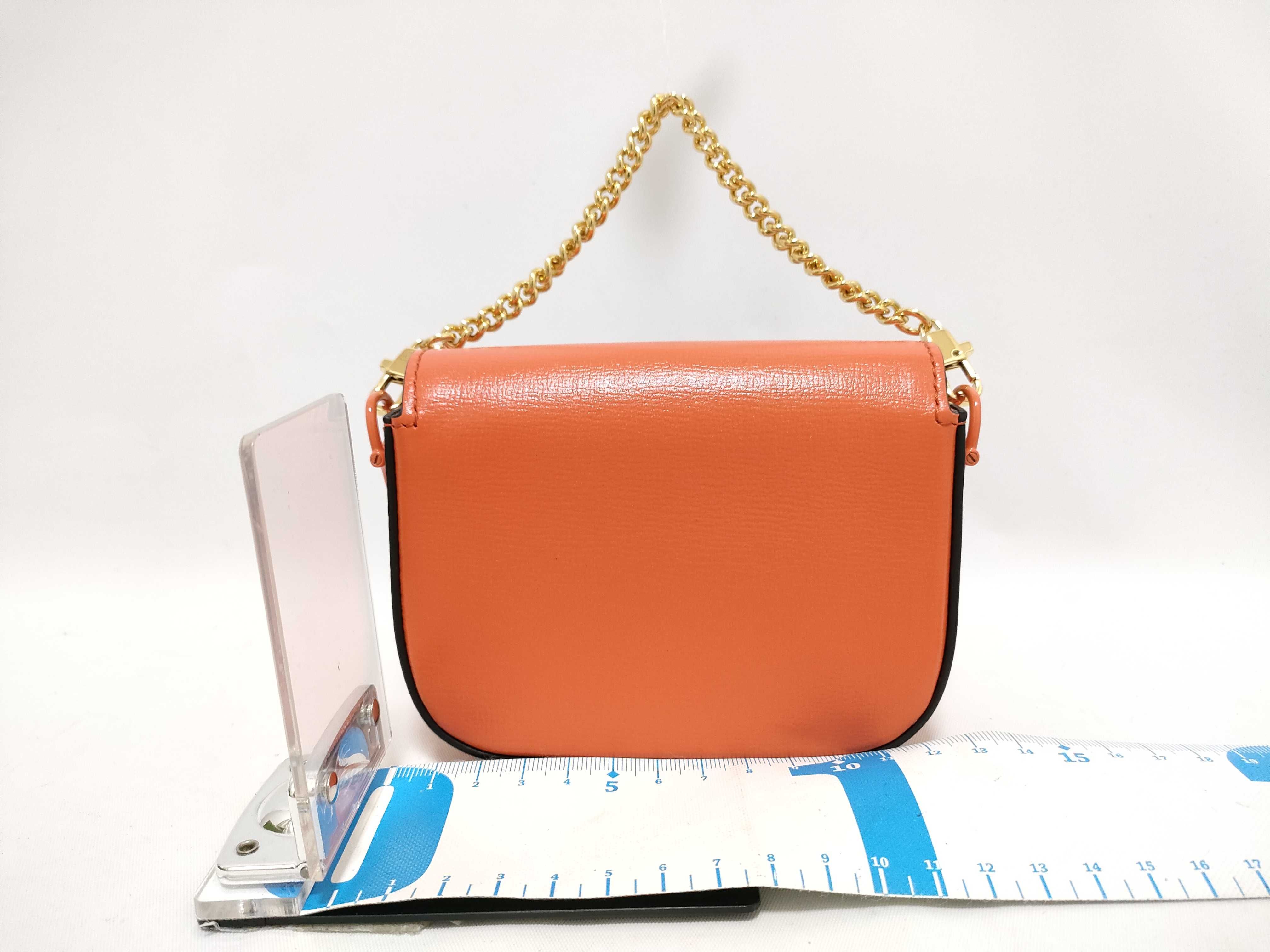 Horsebit Shoulder Bag (Orange) — view 2