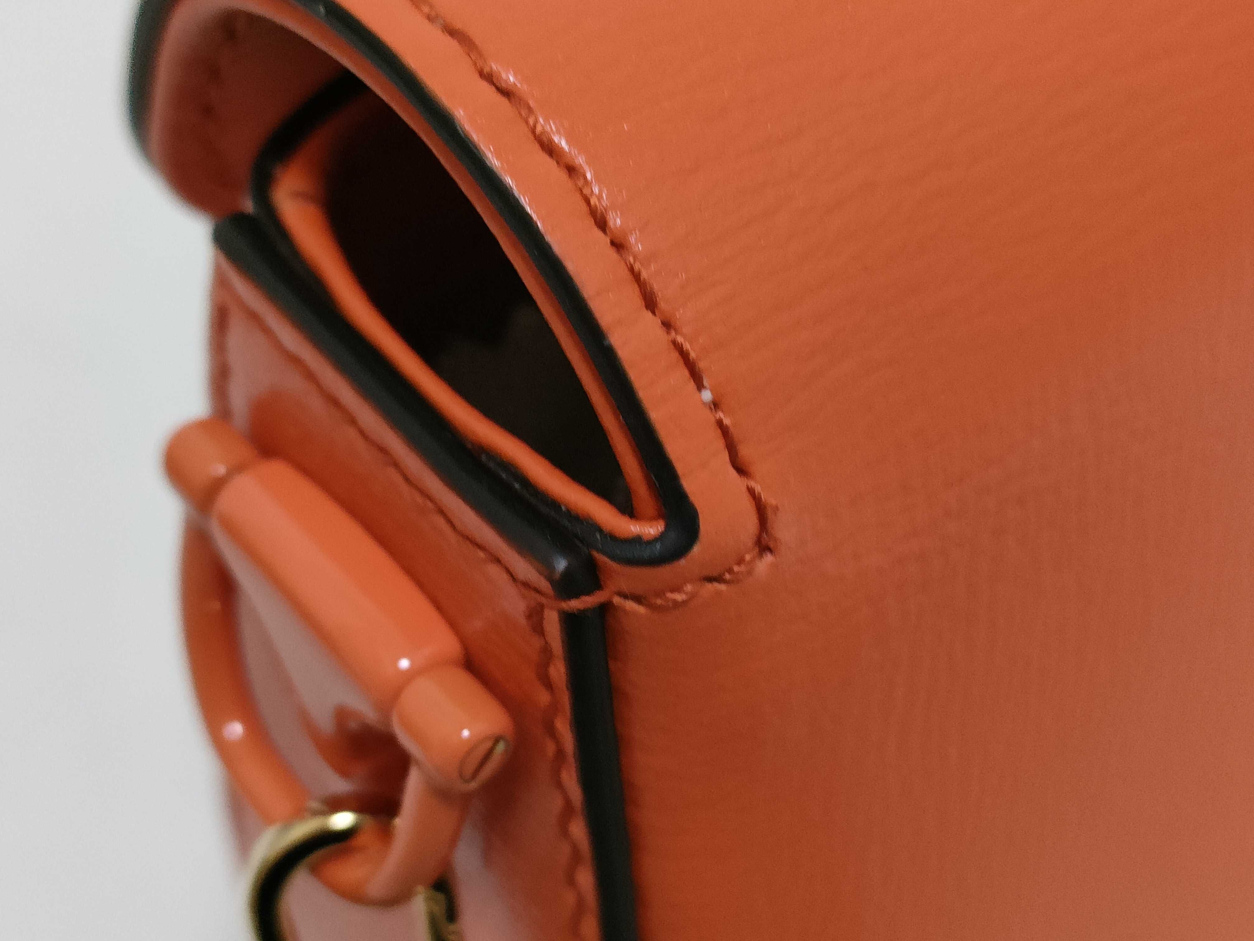 Horsebit Shoulder Bag (Orange) — view 13