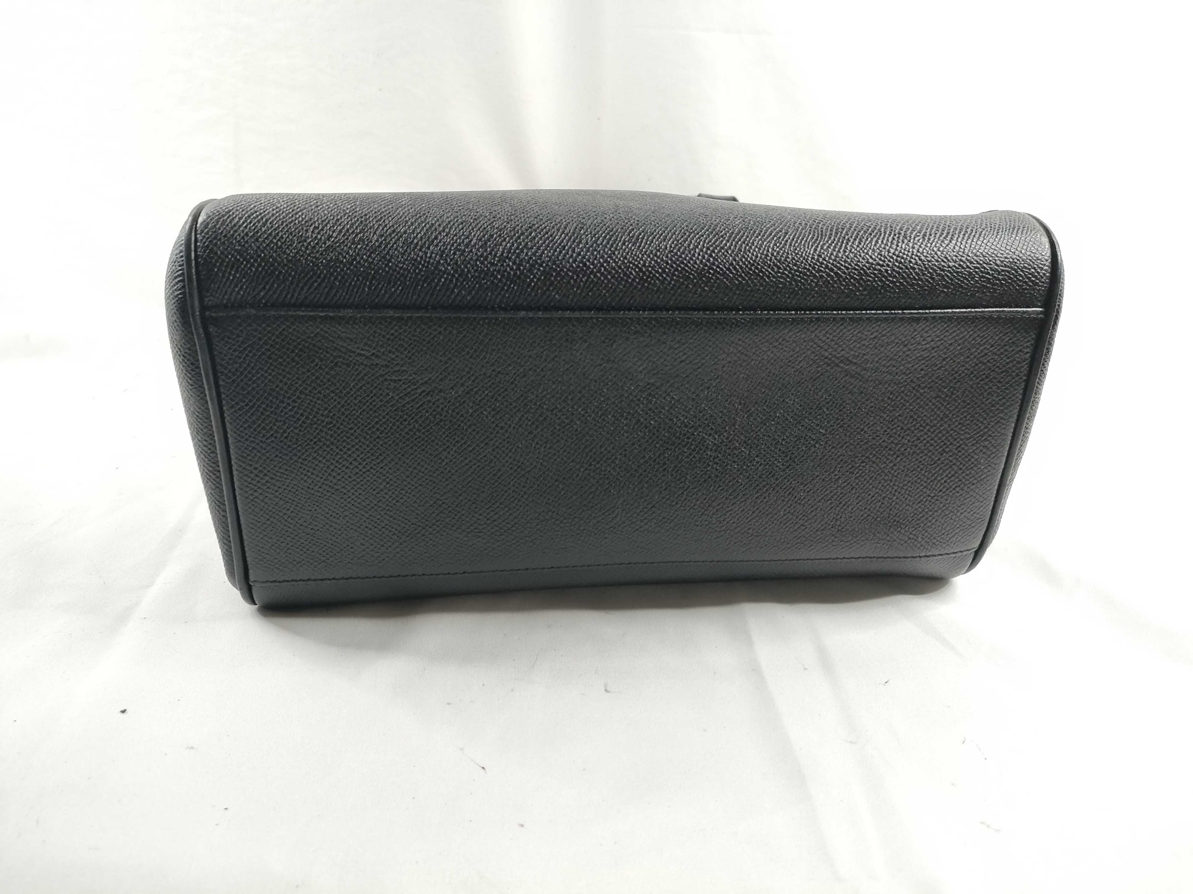 Bulgari Circle Logo Mini Boston Bag Black Handbag — view 4