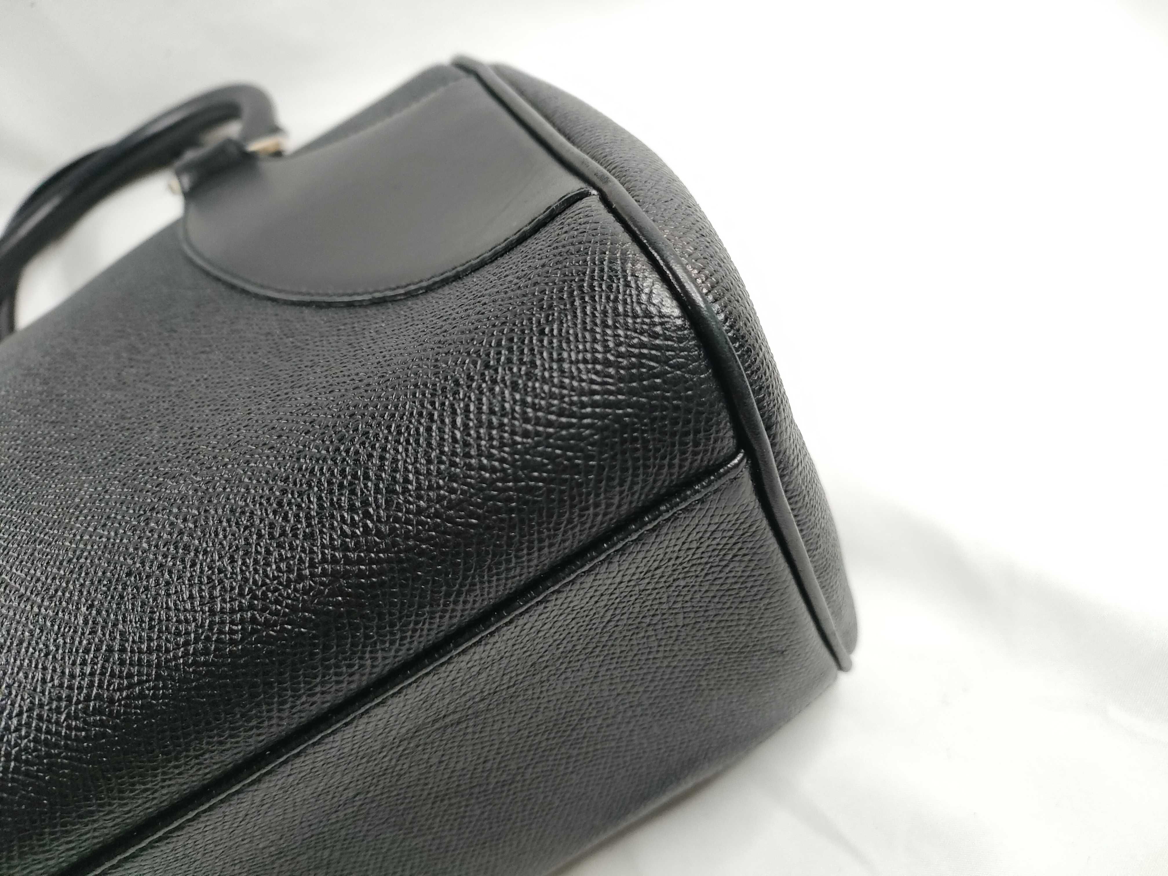Bulgari Circle Logo Mini Boston Bag Black Handbag — view 5