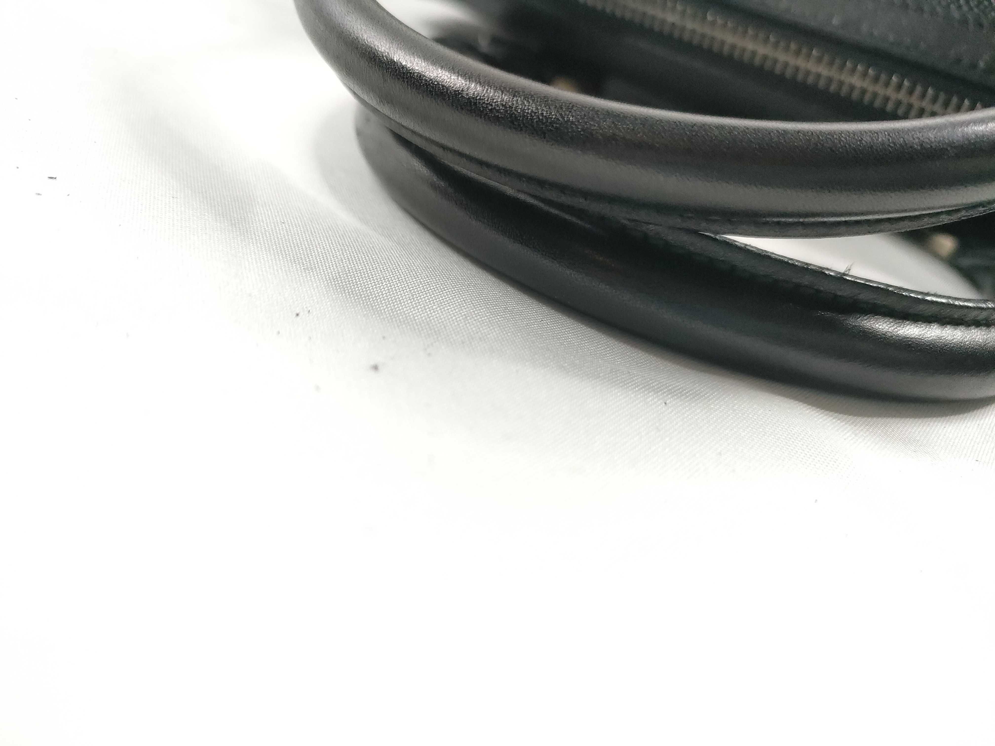 Bulgari Circle Logo Mini Boston Bag Black Handbag — view 7