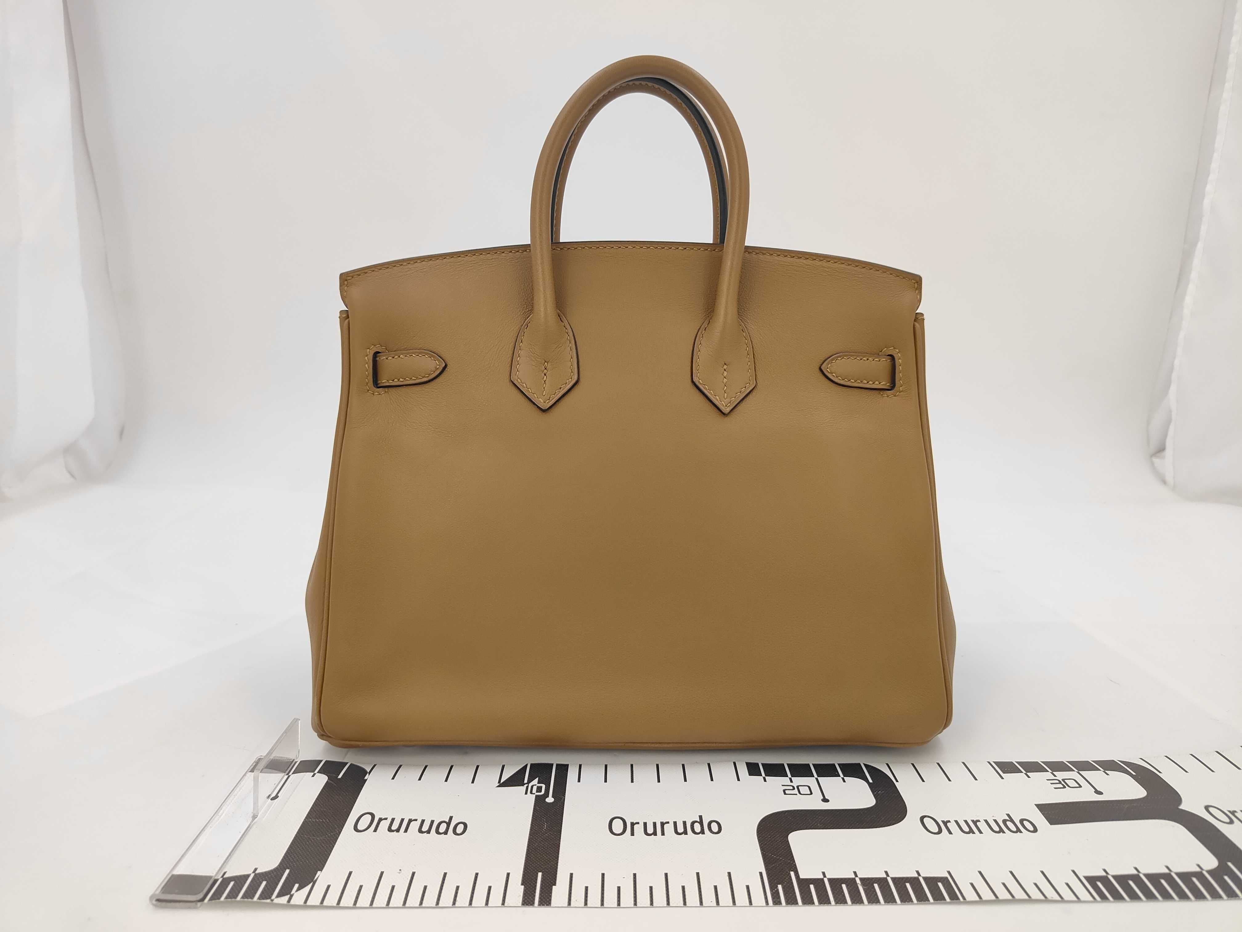 Birkin 25 Biscuit Silver Hardware (Stamped) Handbag — view 2