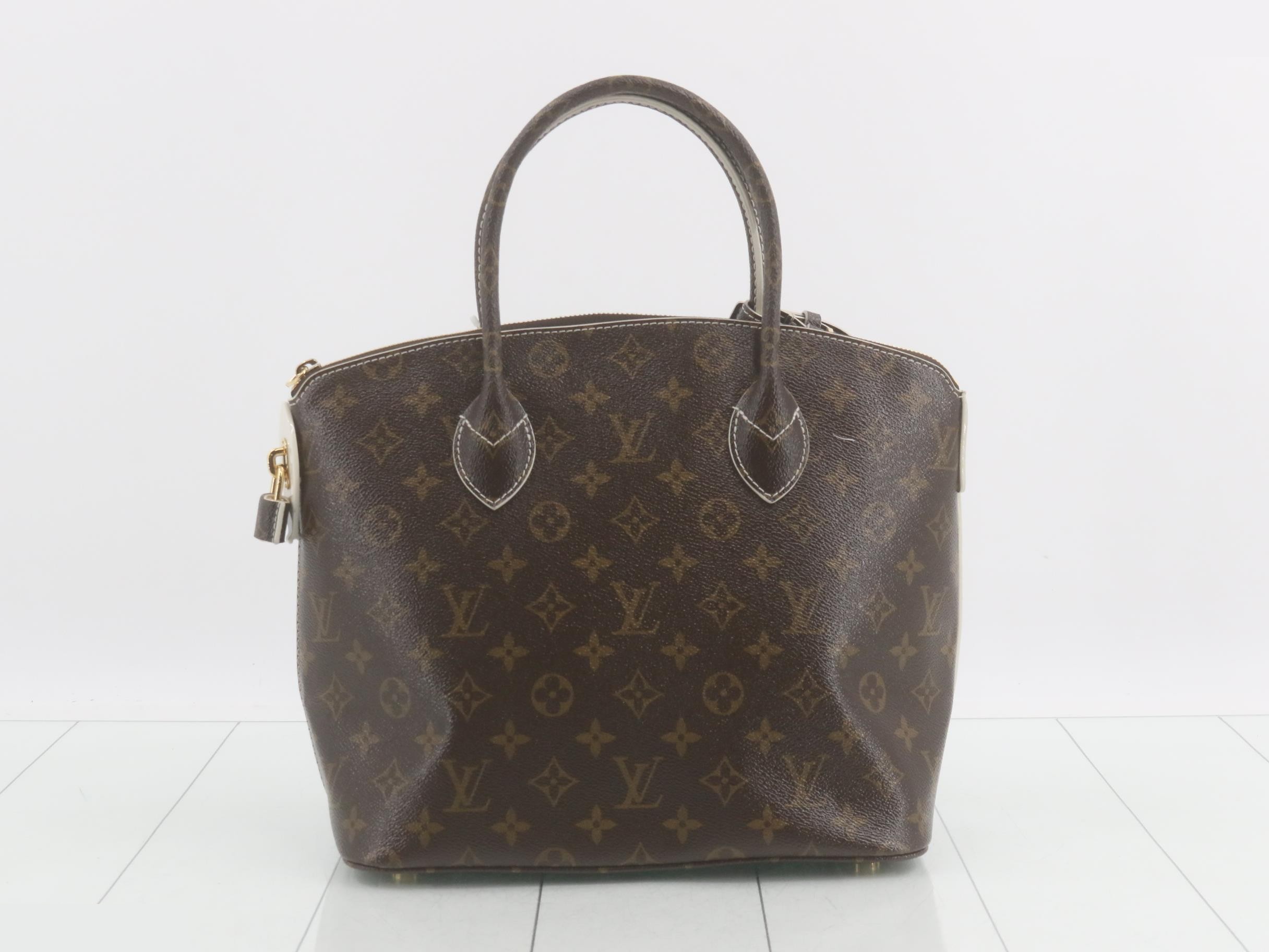 Shiny Monogram Lockit Handbag