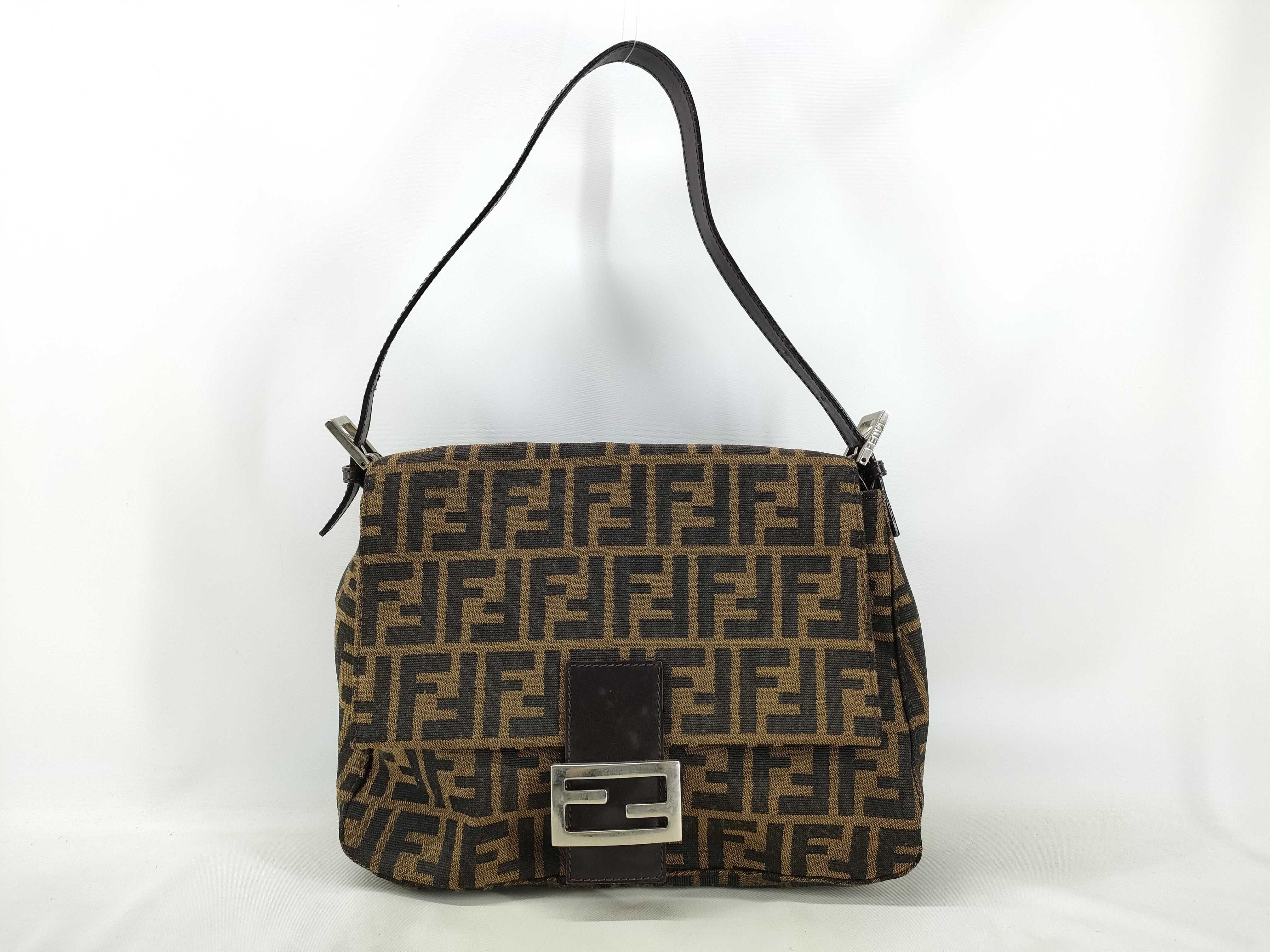 Zucca Pattern Fendi Zucca Mamma Bucket Shoulder Bag