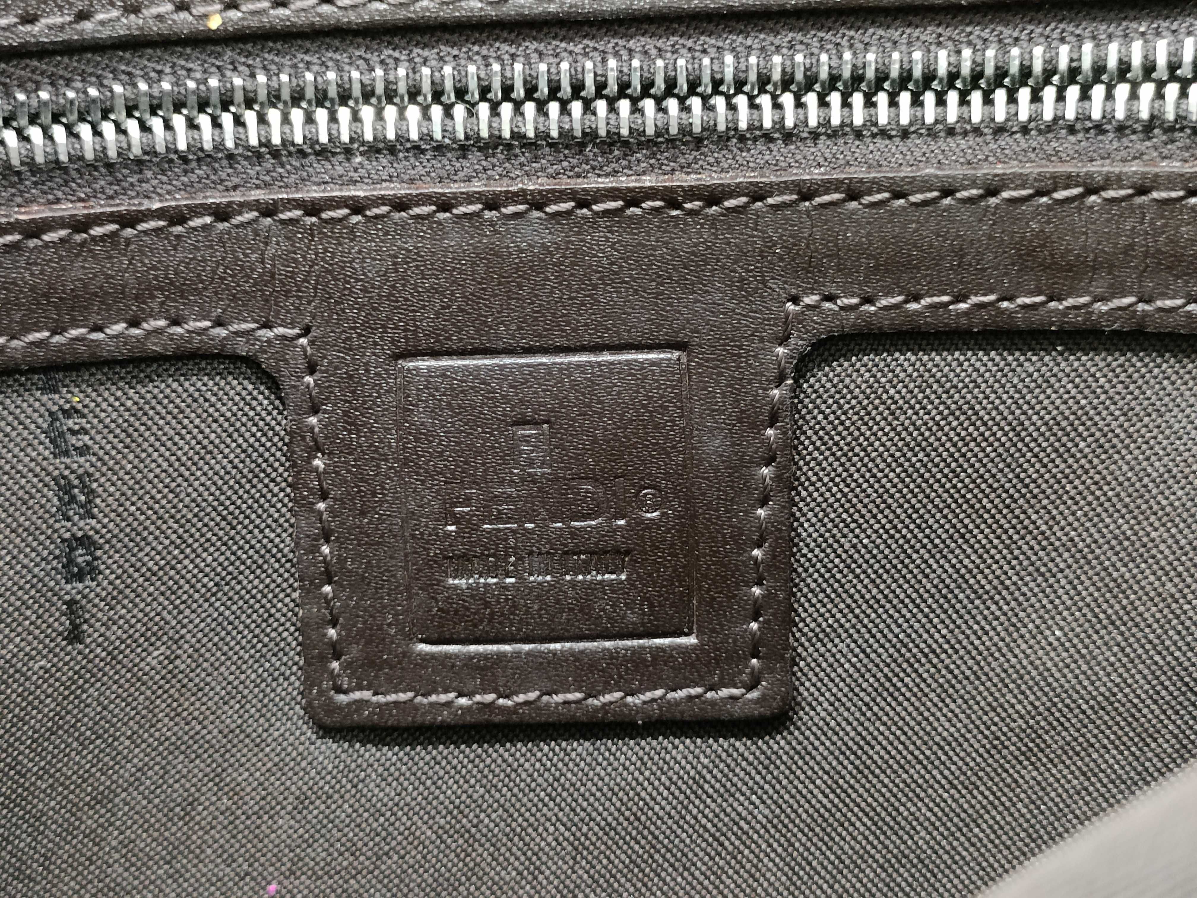 Zucca Pattern Fendi Zucca Mamma Bucket Shoulder Bag — view 13