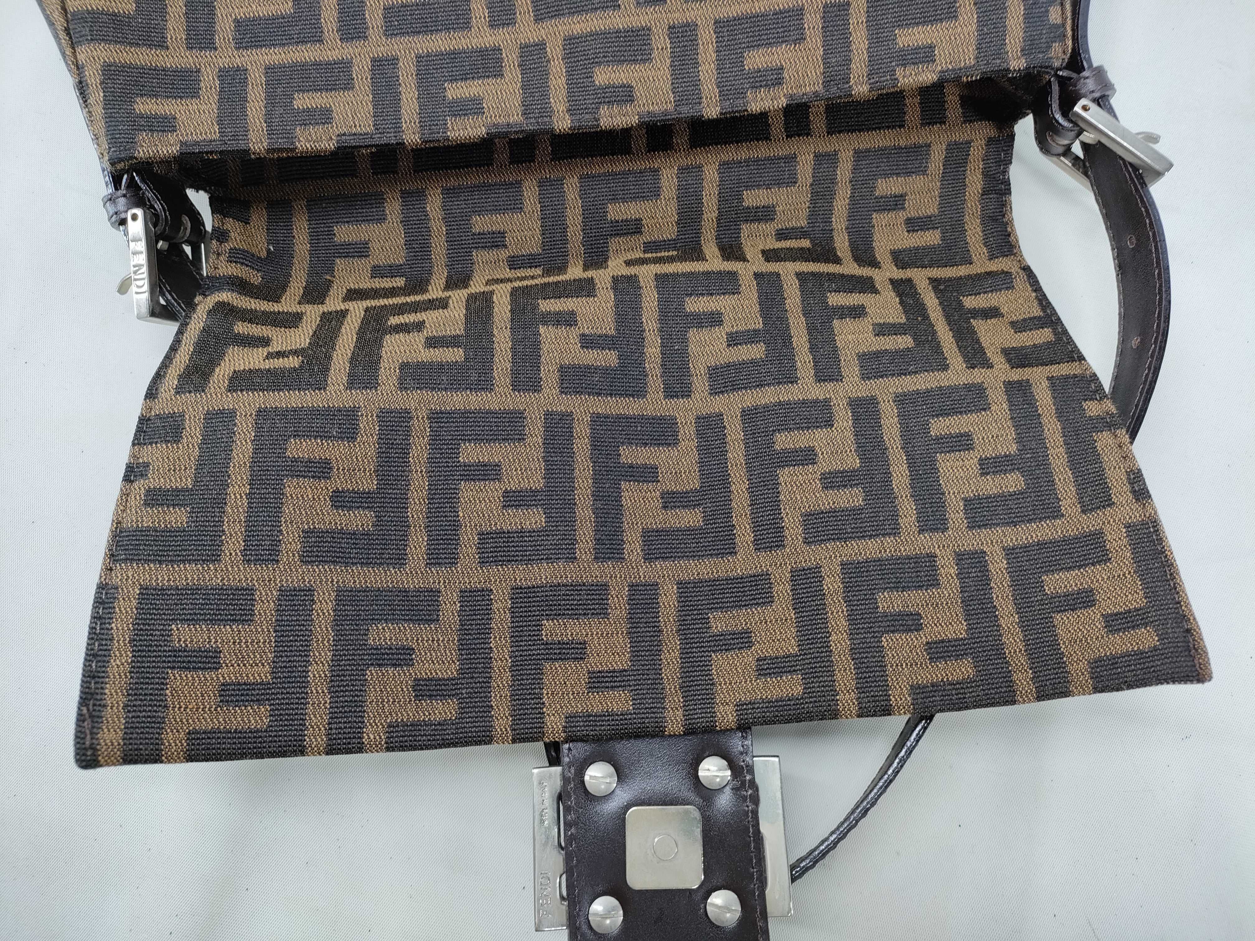 Zucca Pattern Fendi Zucca Mamma Bucket Shoulder Bag — view 8