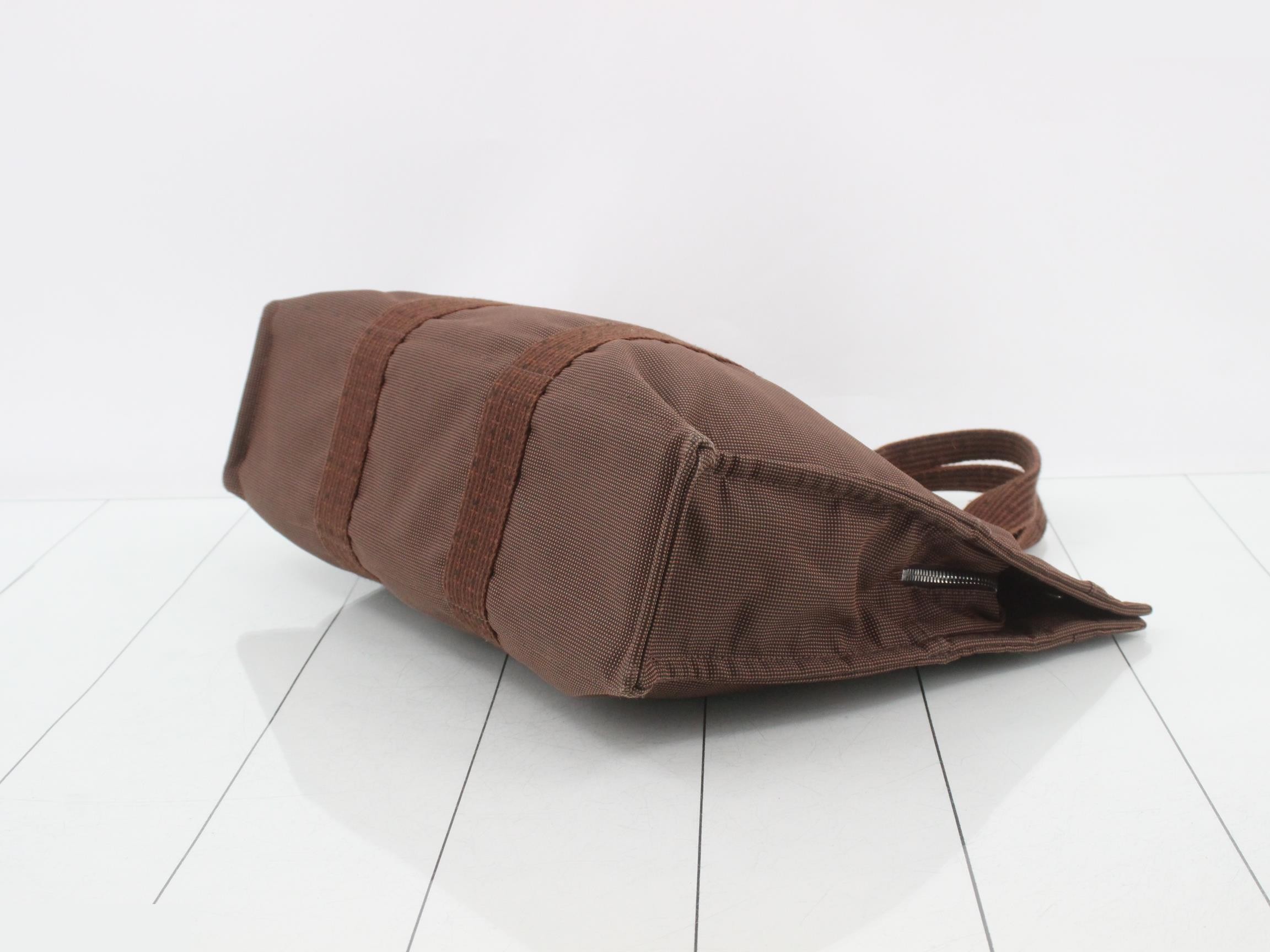 Aile Line Tote MM Canvas Brown — view 6