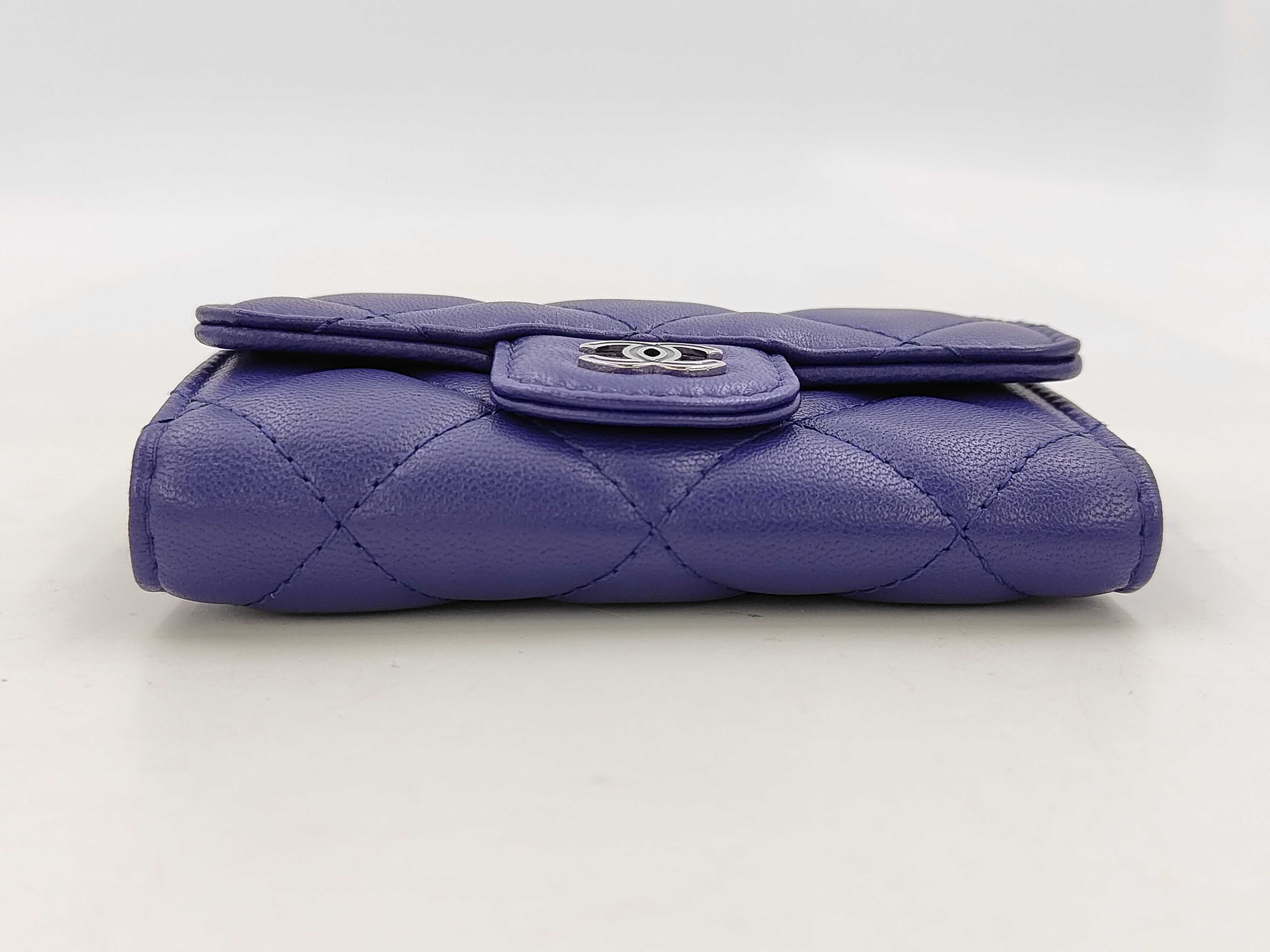 Matelassé Key Case/Key Ring, Lambskin Leather Key Case — view 5