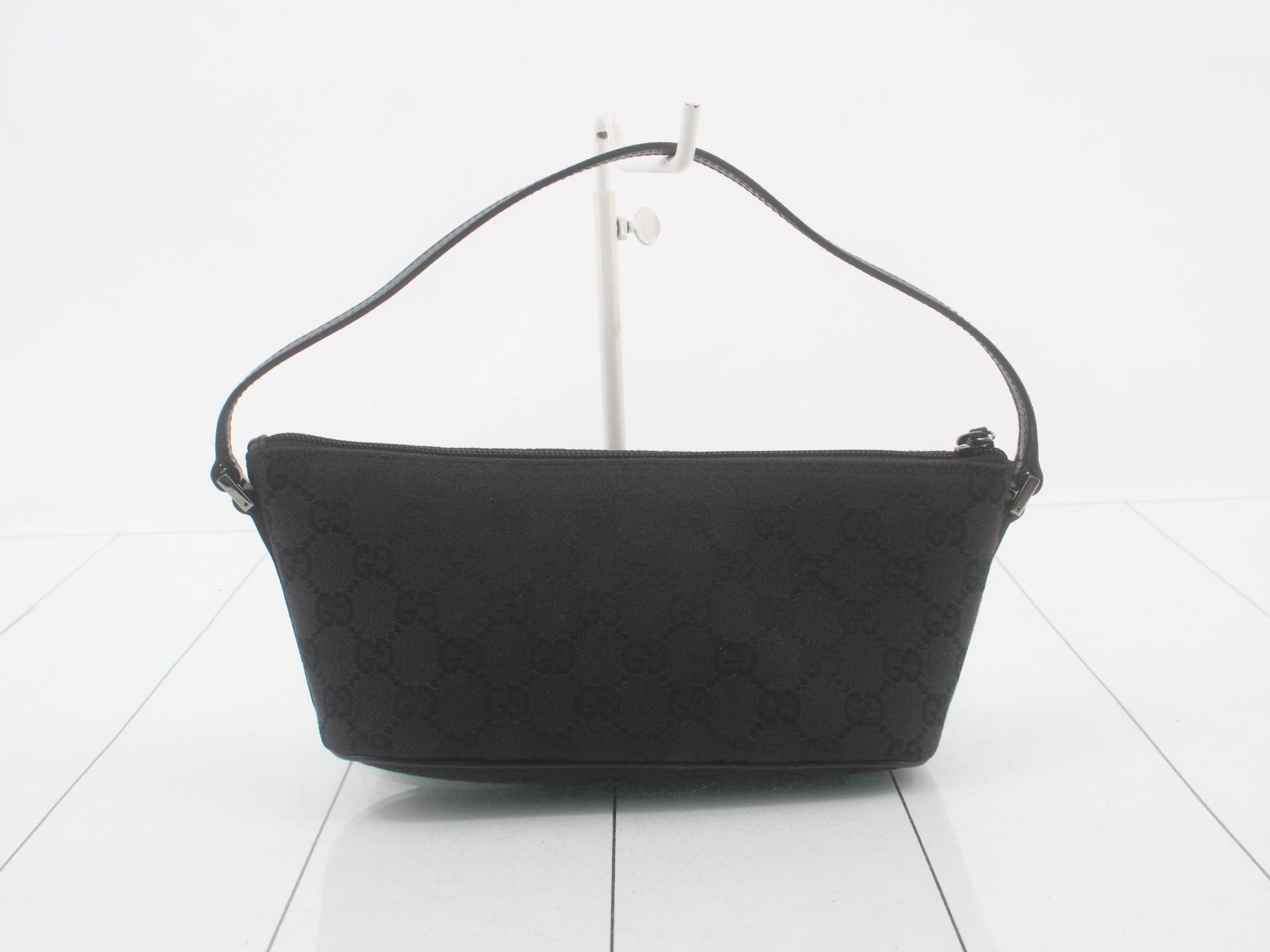 GG Canvas Accessory Pouch — view 2