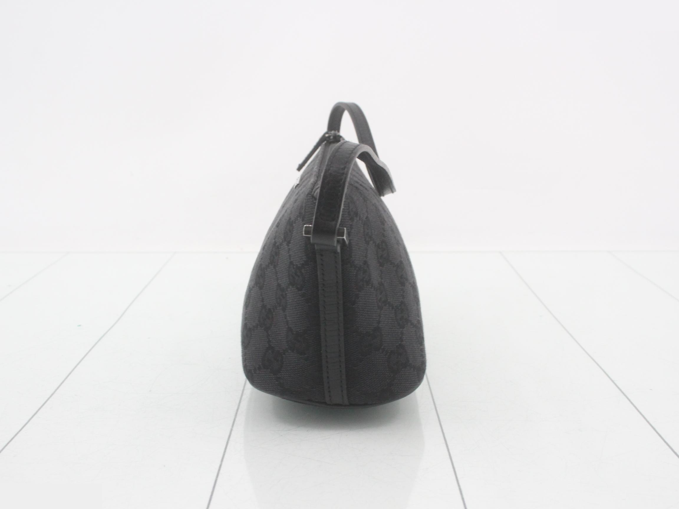 GG Canvas Accessory Pouch — view 3