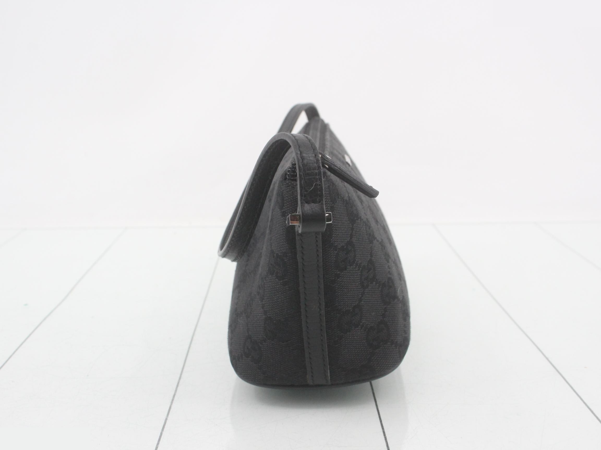 GG Canvas Accessory Pouch — view 4