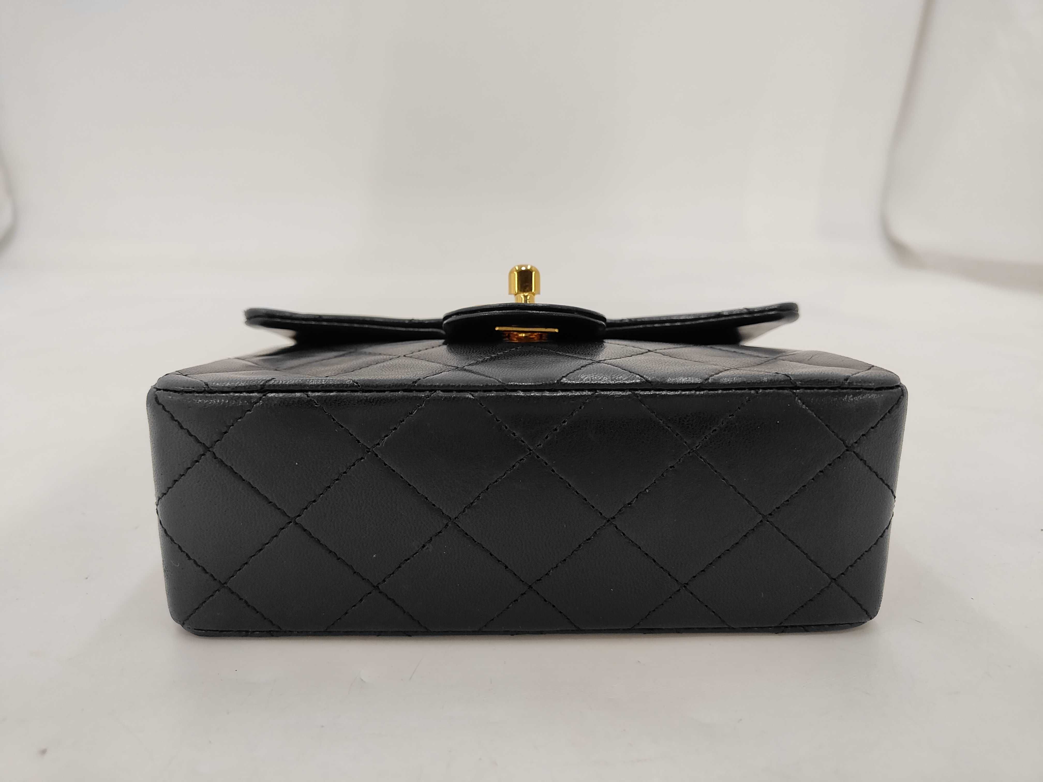 Mini Matelassé Lambskin Shoulder Bag — view 4
