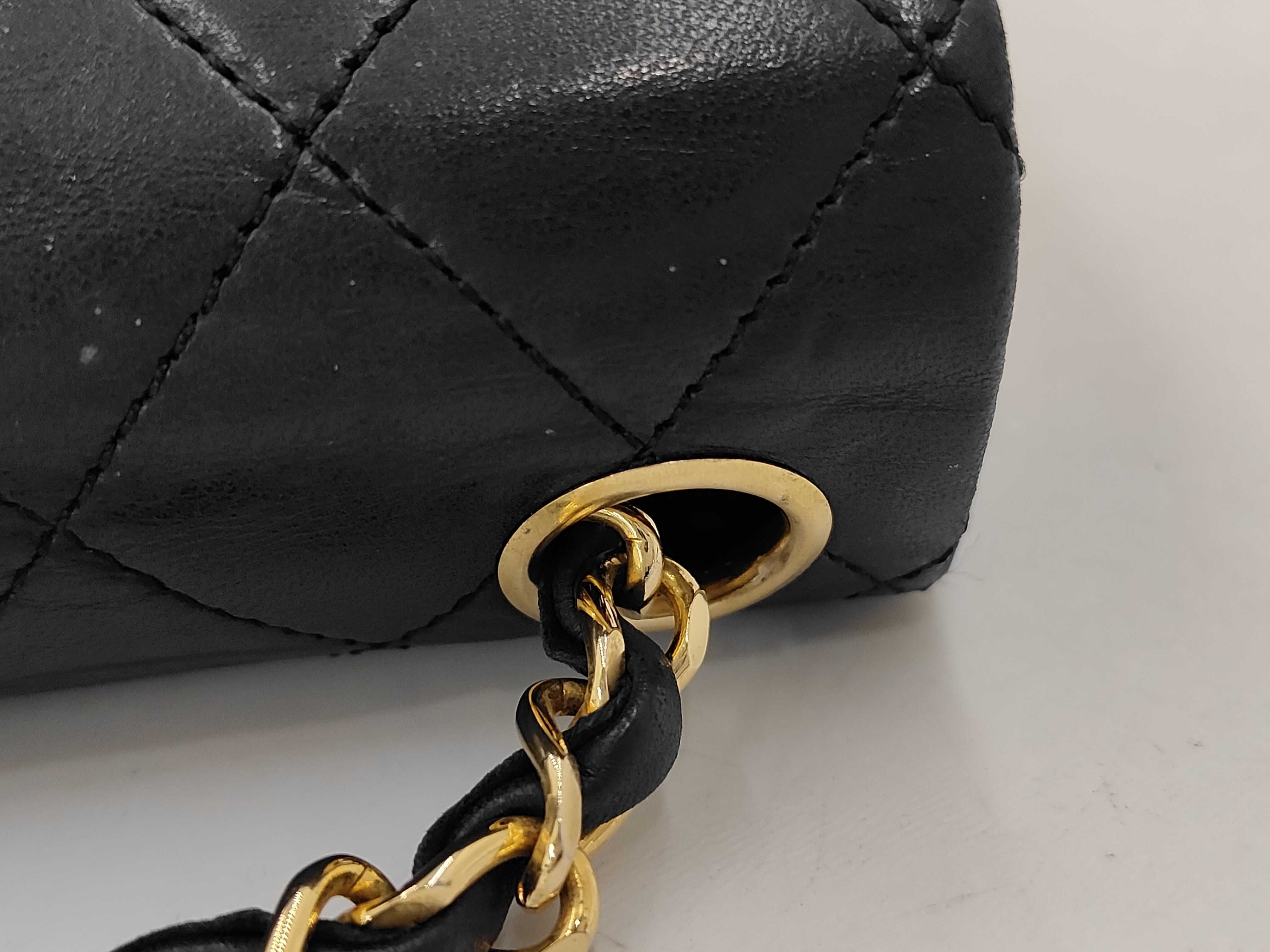 Mini Matelassé Lambskin Shoulder Bag — view 7