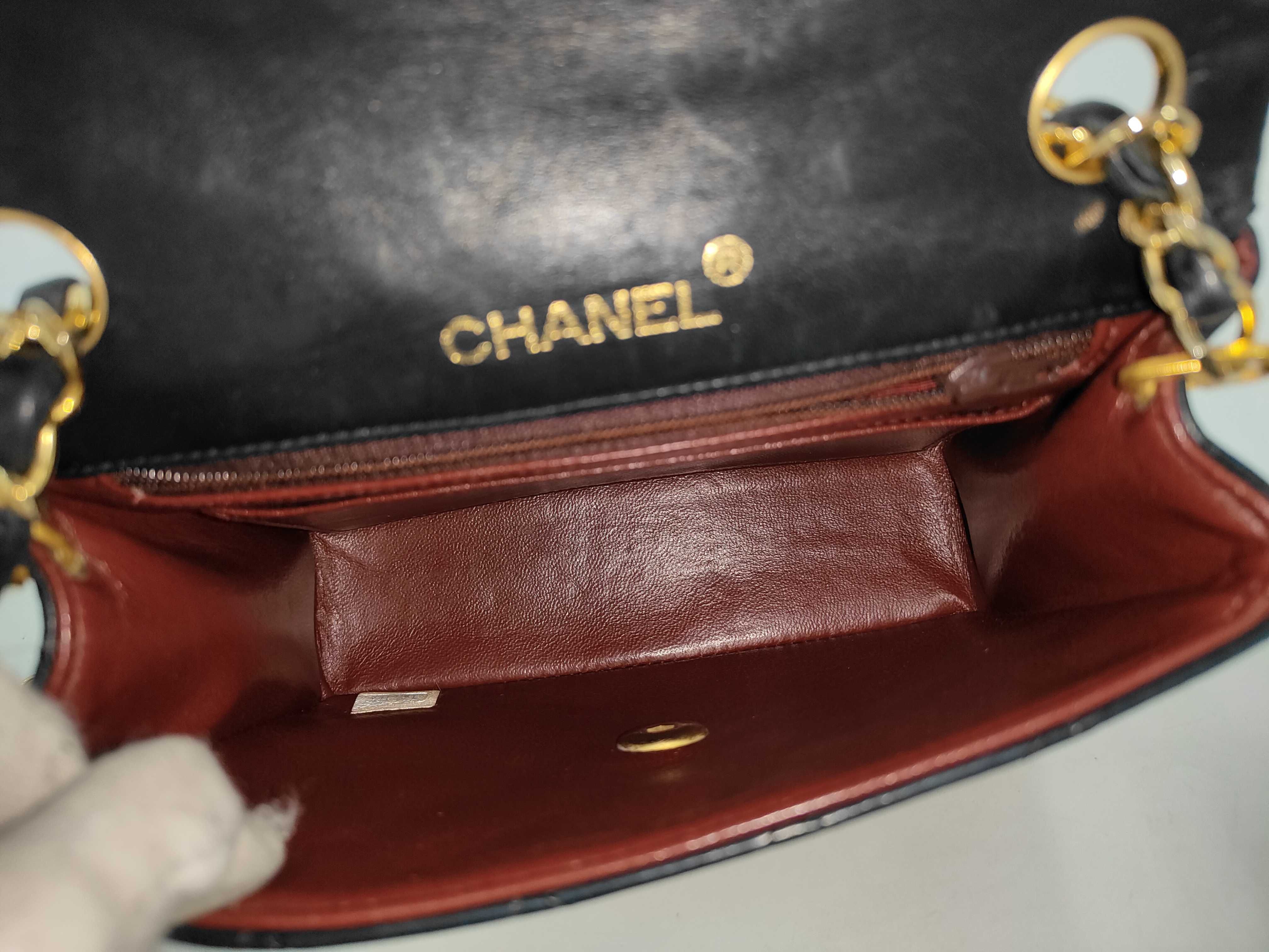 Mini Matelassé Lambskin Shoulder Bag — view 9