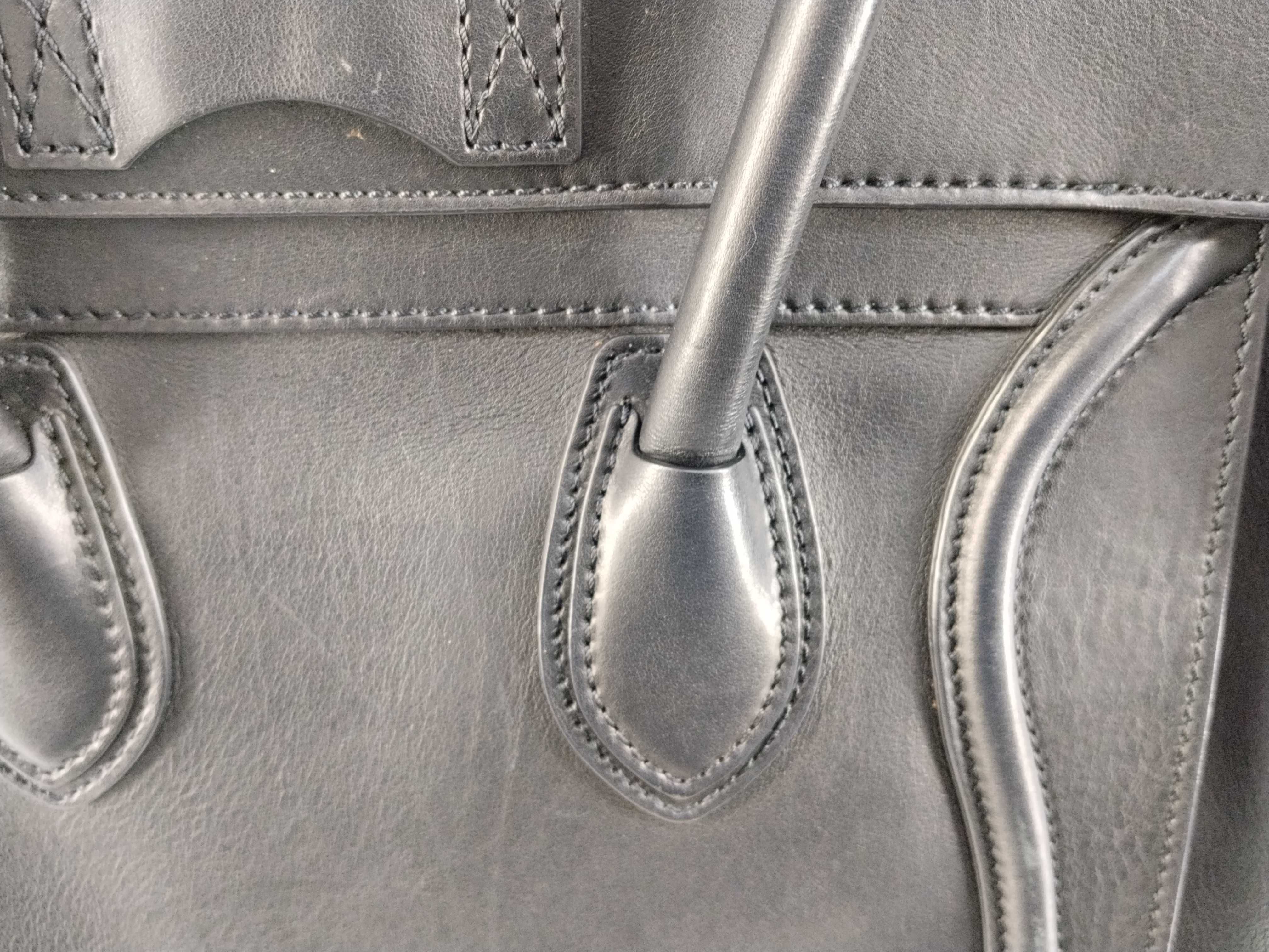 Luggage Tote Bag, Black Tote Bag — view 14
