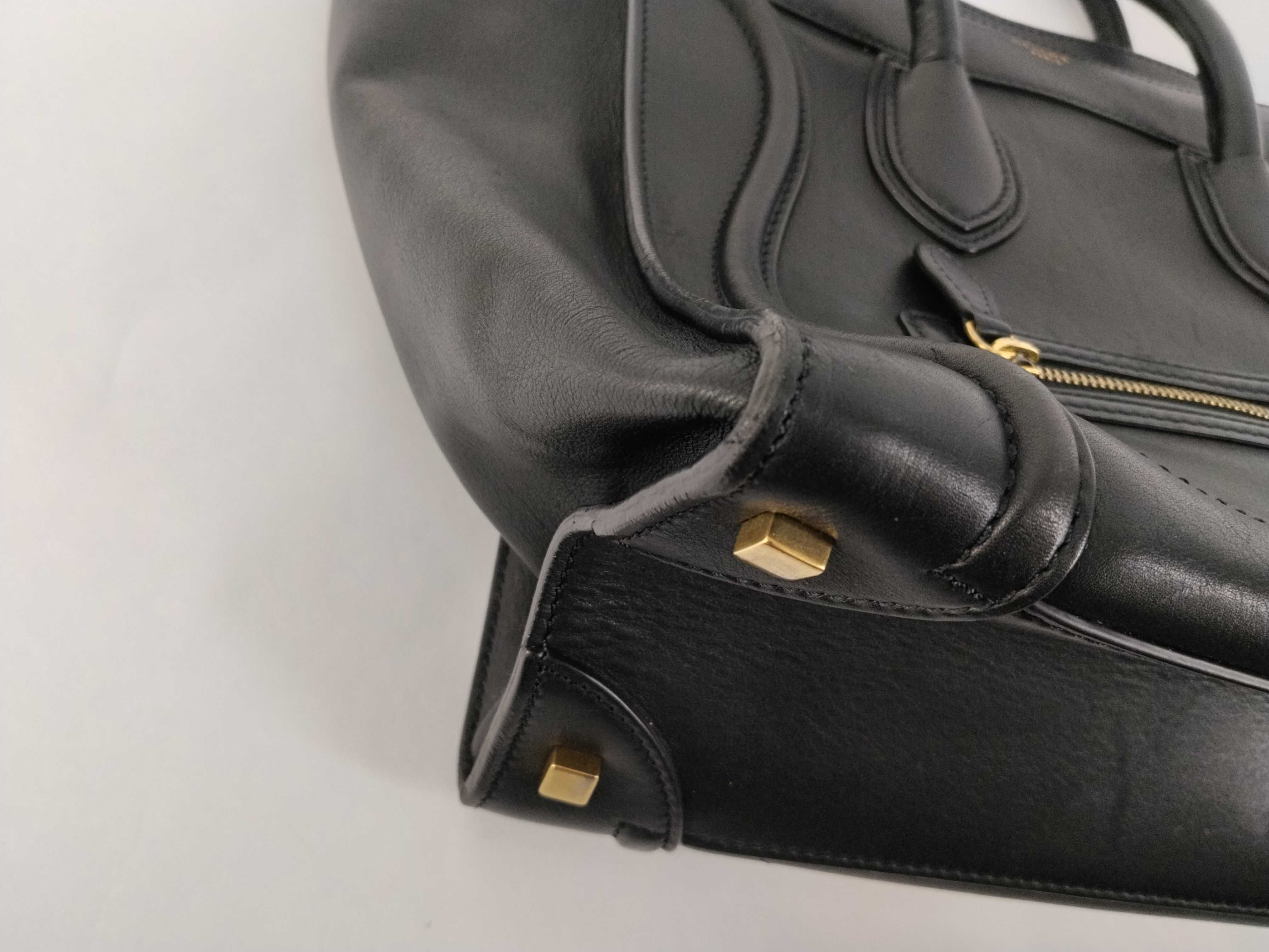 Luggage Tote Bag, Black Tote Bag — view 6