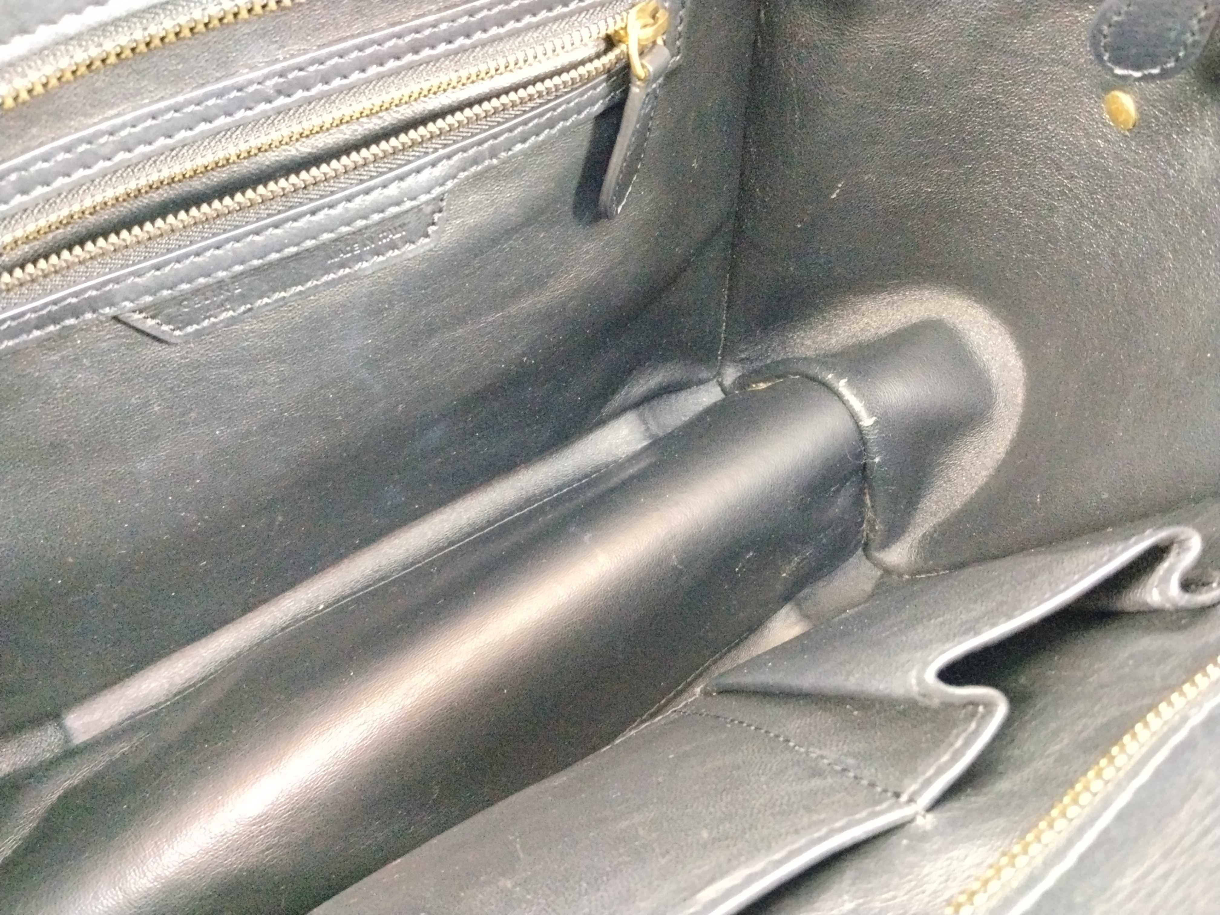 Luggage Tote Bag, Black Tote Bag — view 9