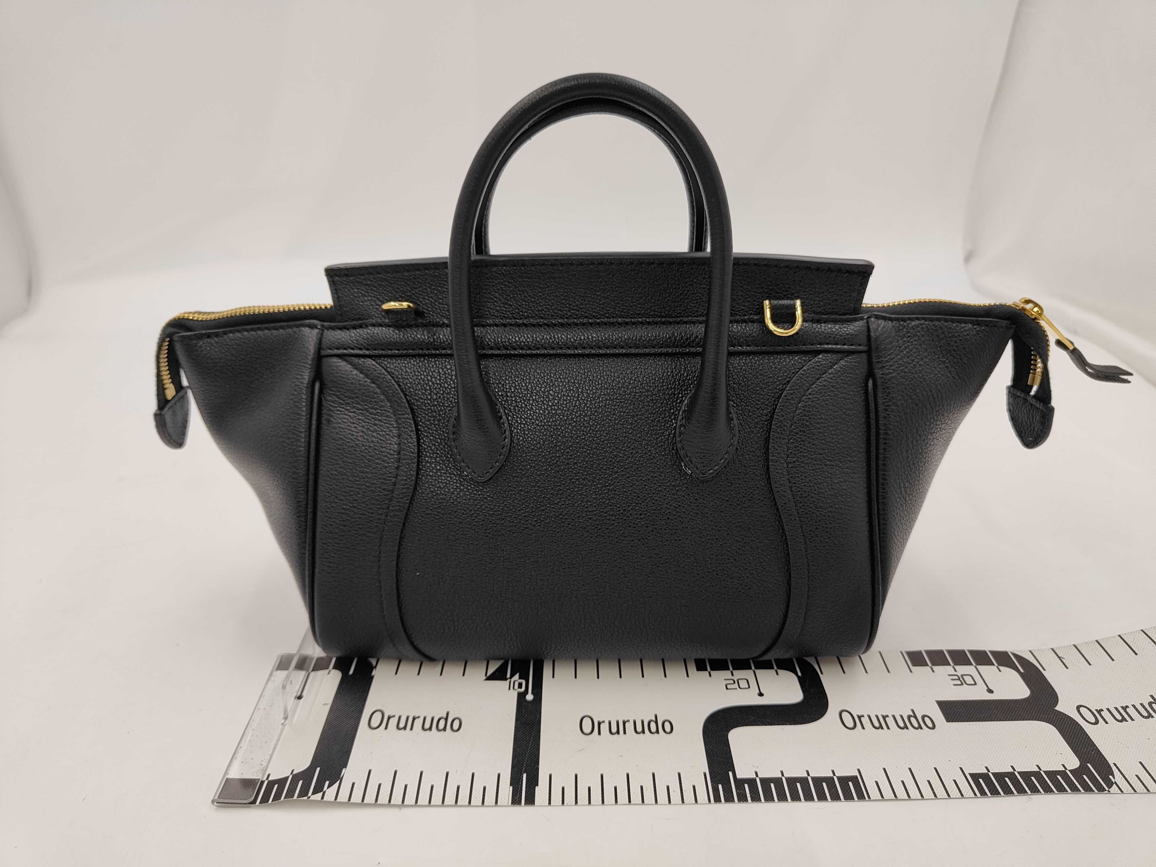 Little Luggage Grained Calfskin Handbag — view 2