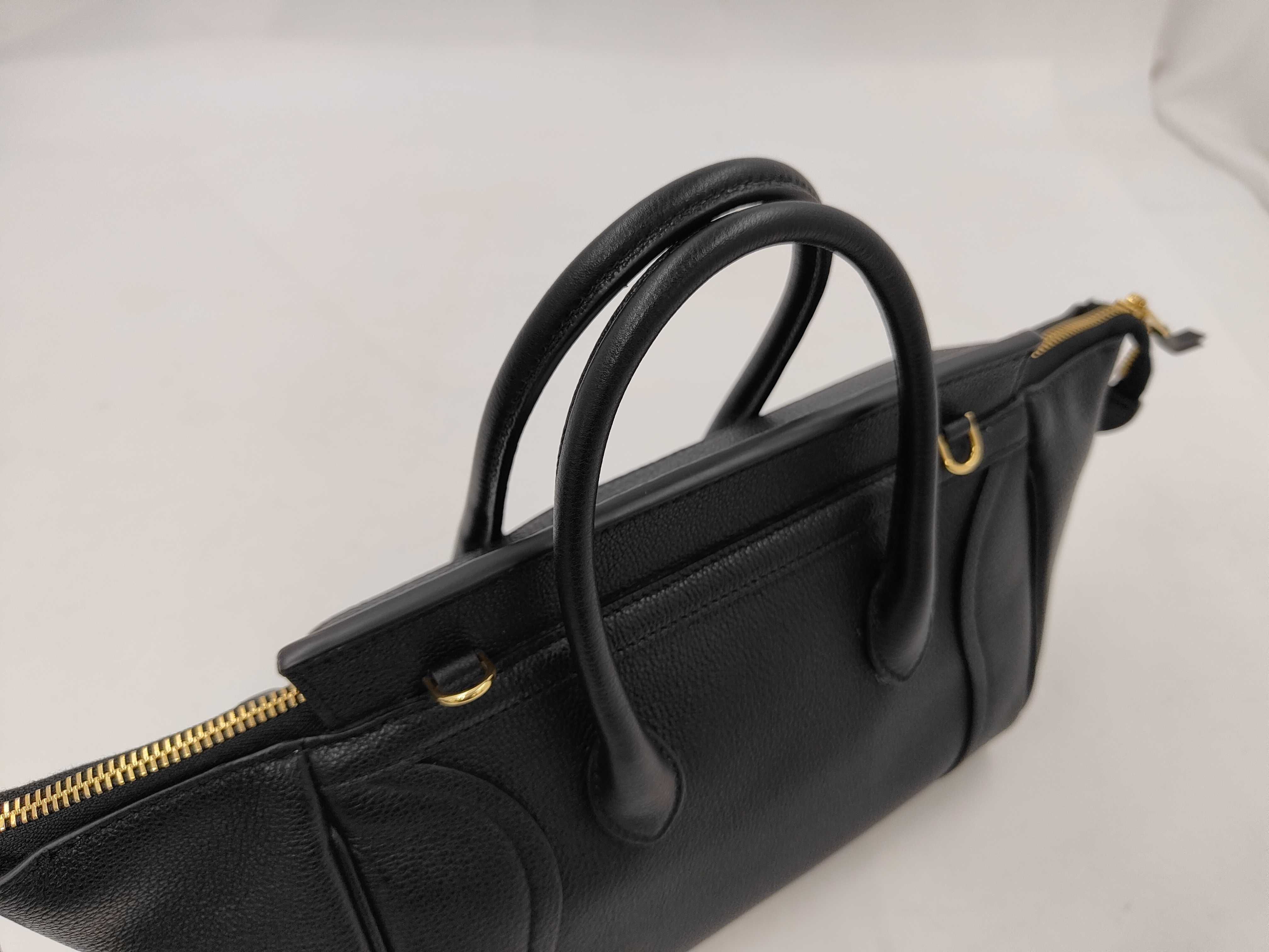 Little Luggage Grained Calfskin Handbag — view 5